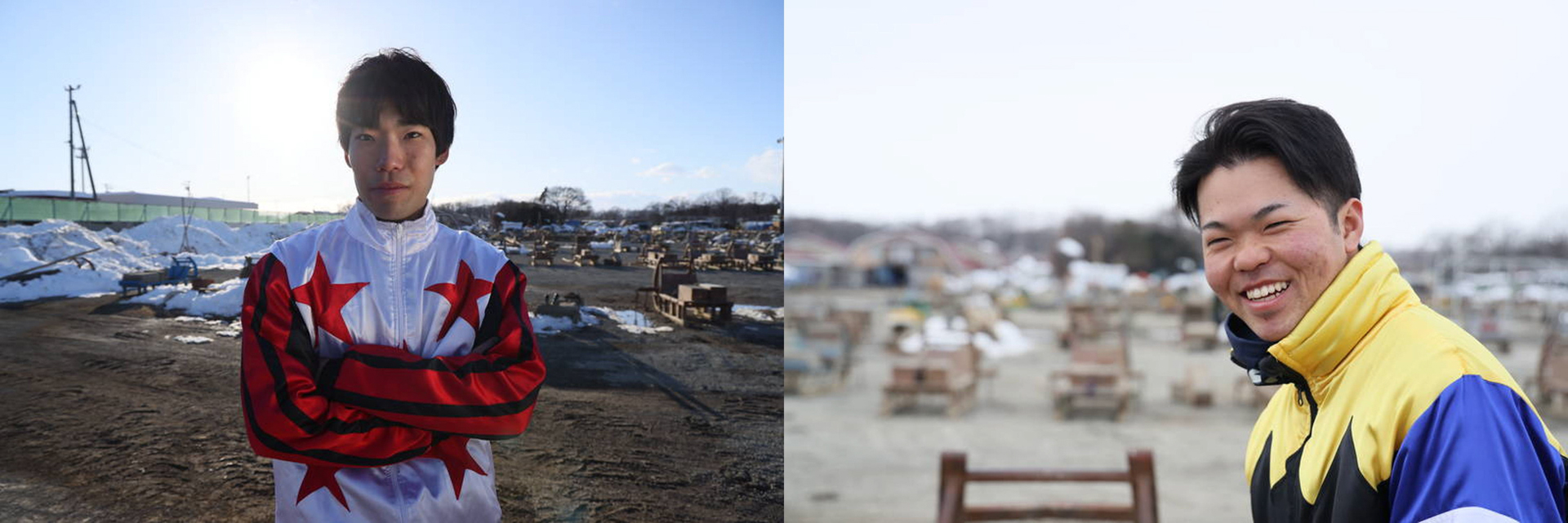 左から菅原響希騎手（2024年初騎乗）、中原蓮騎手（2024年初騎乗）