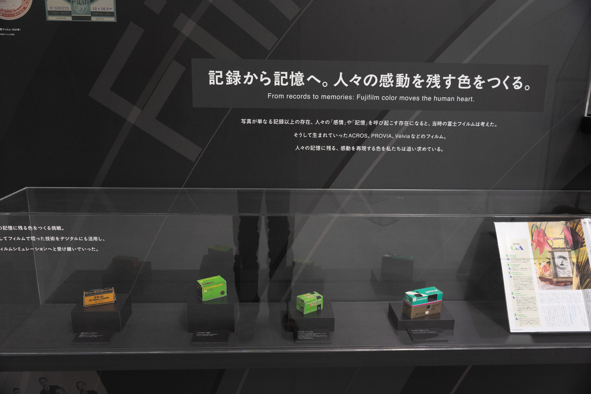 フィルムや写ルンですが並ぶ