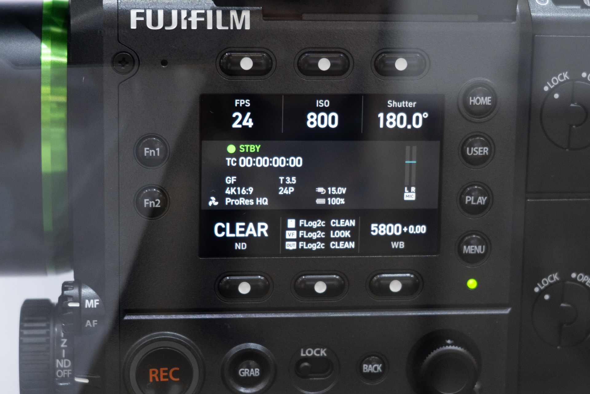 表示パネルには「ProRes HQ」などの文字も見える