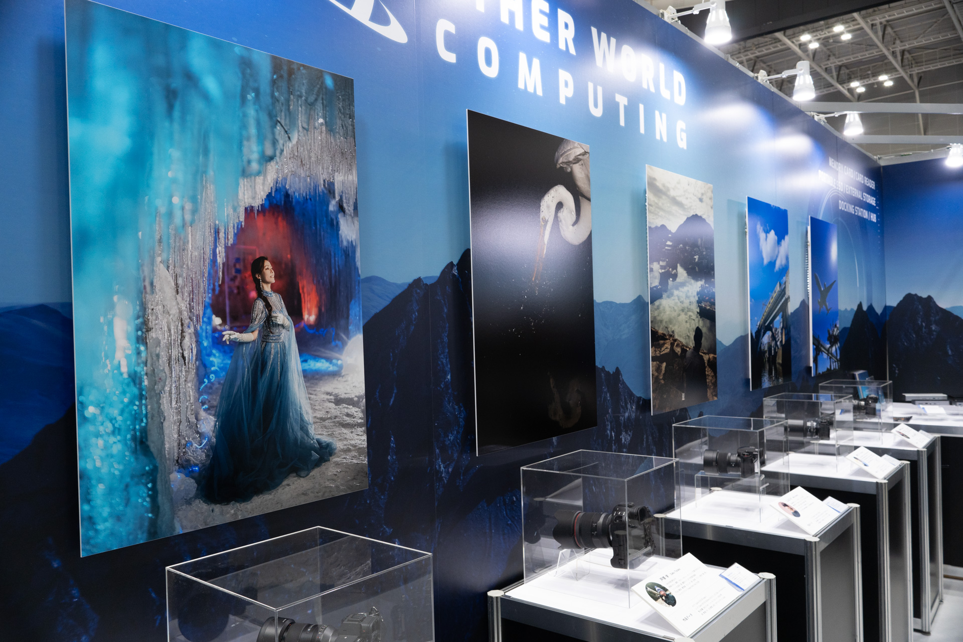 写真家の作品も展示