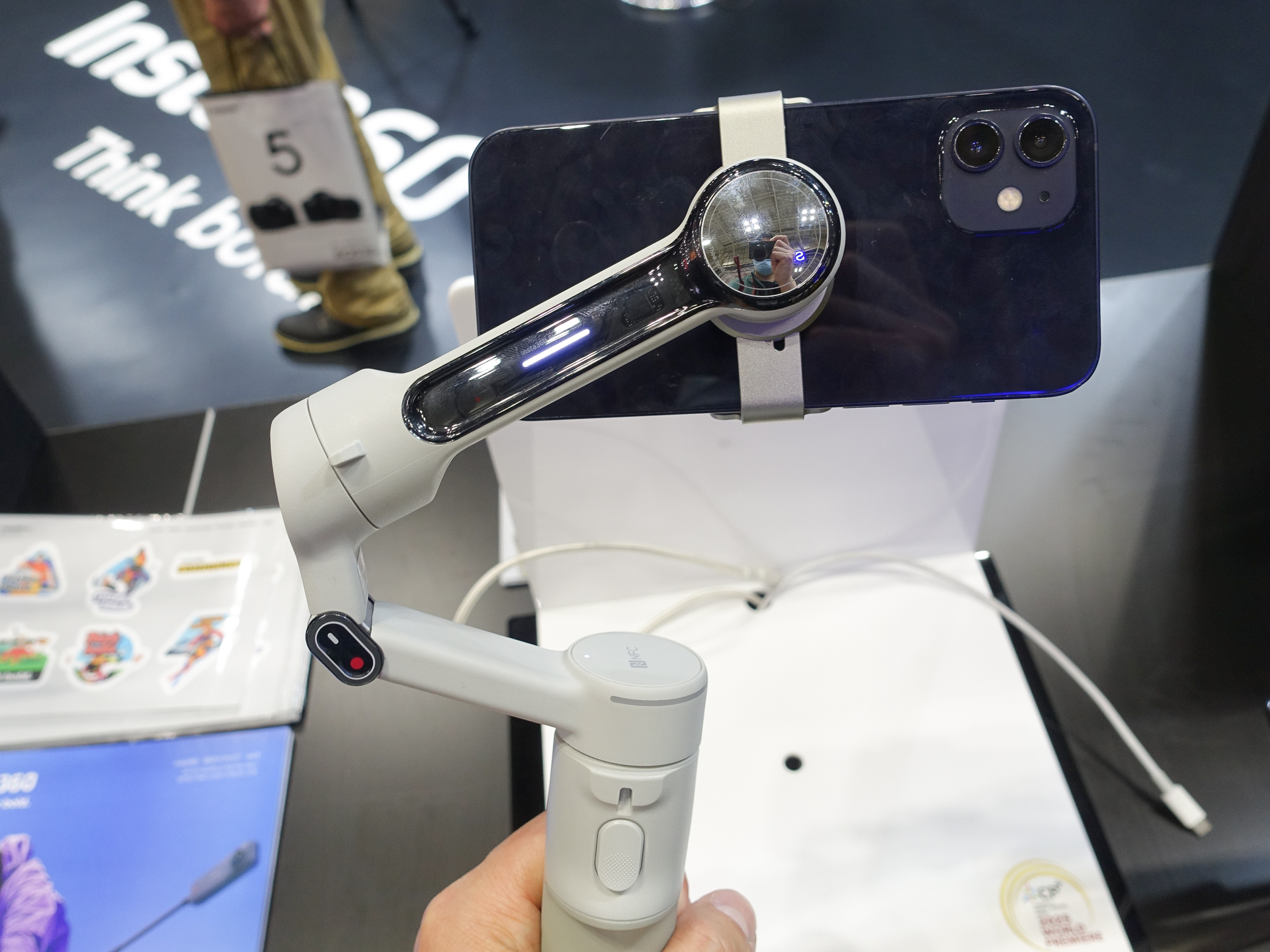 ロッドのデザインが特徴的