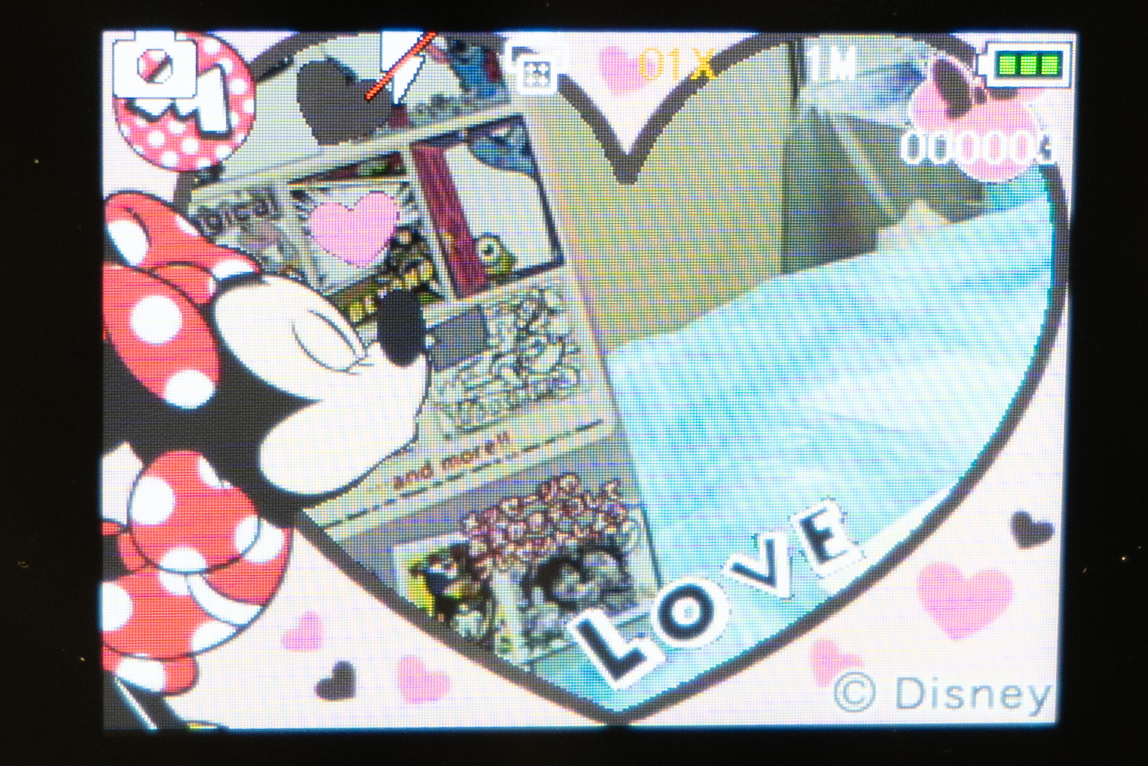 ミニーマウスのフレーム