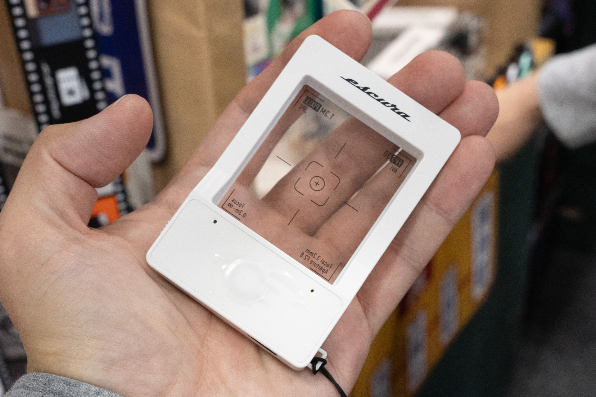 手のひらサイズだ