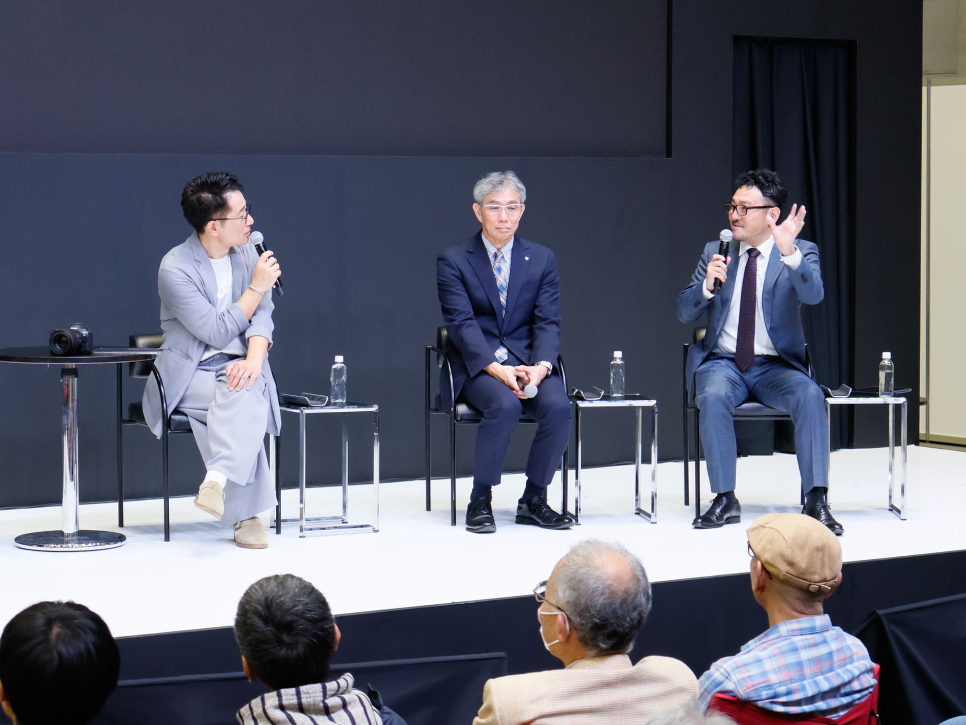 登壇者の3人。左から福島啓和さん、杉森正巳さん、畠山弘至さん