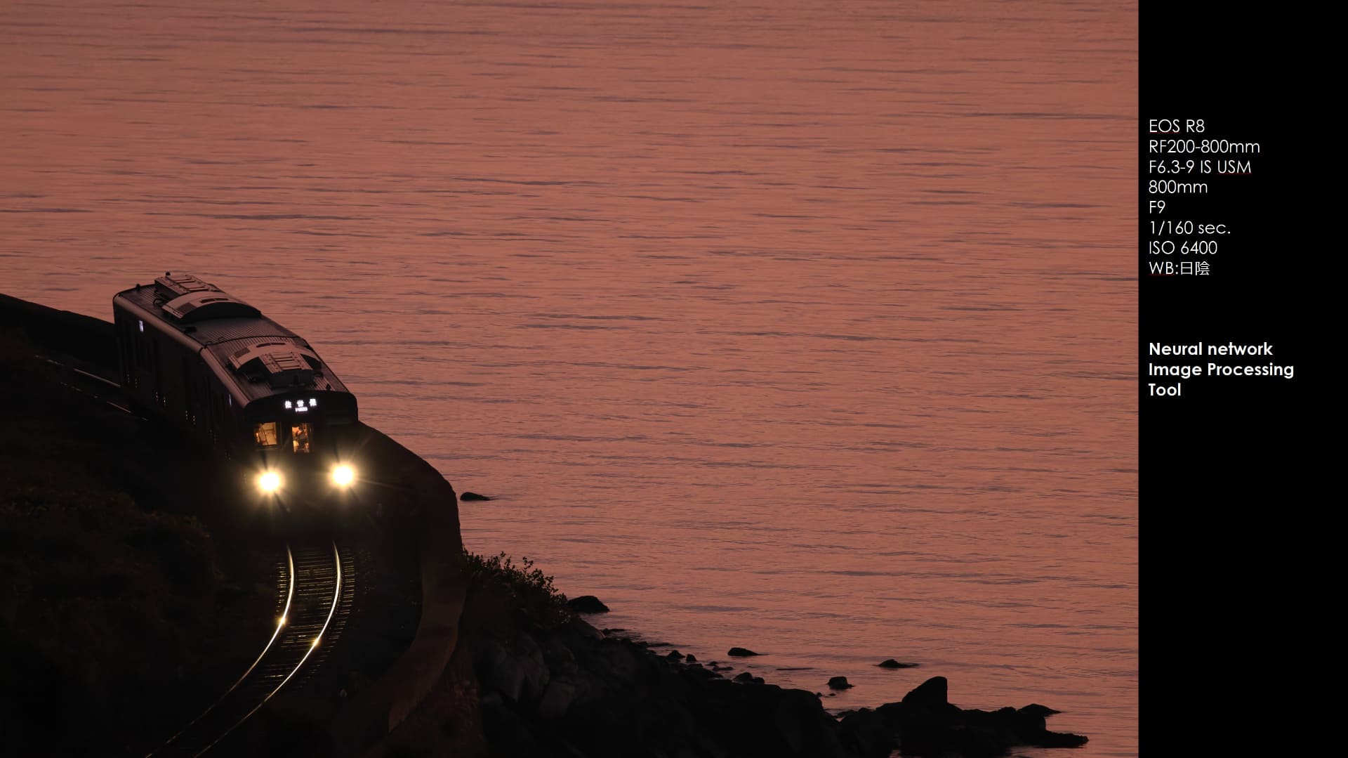 昨年のステージで紹介後、反響が大きかったという作品。ISO 6400で撮影している