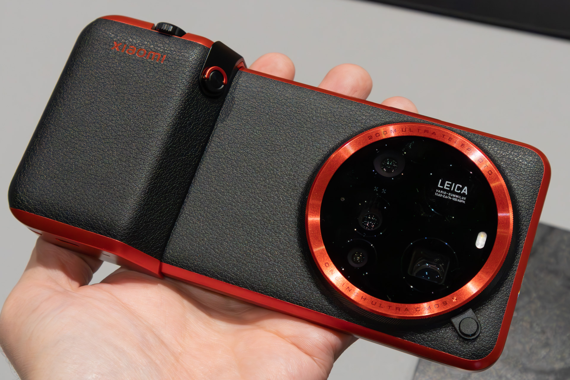 装着したところ