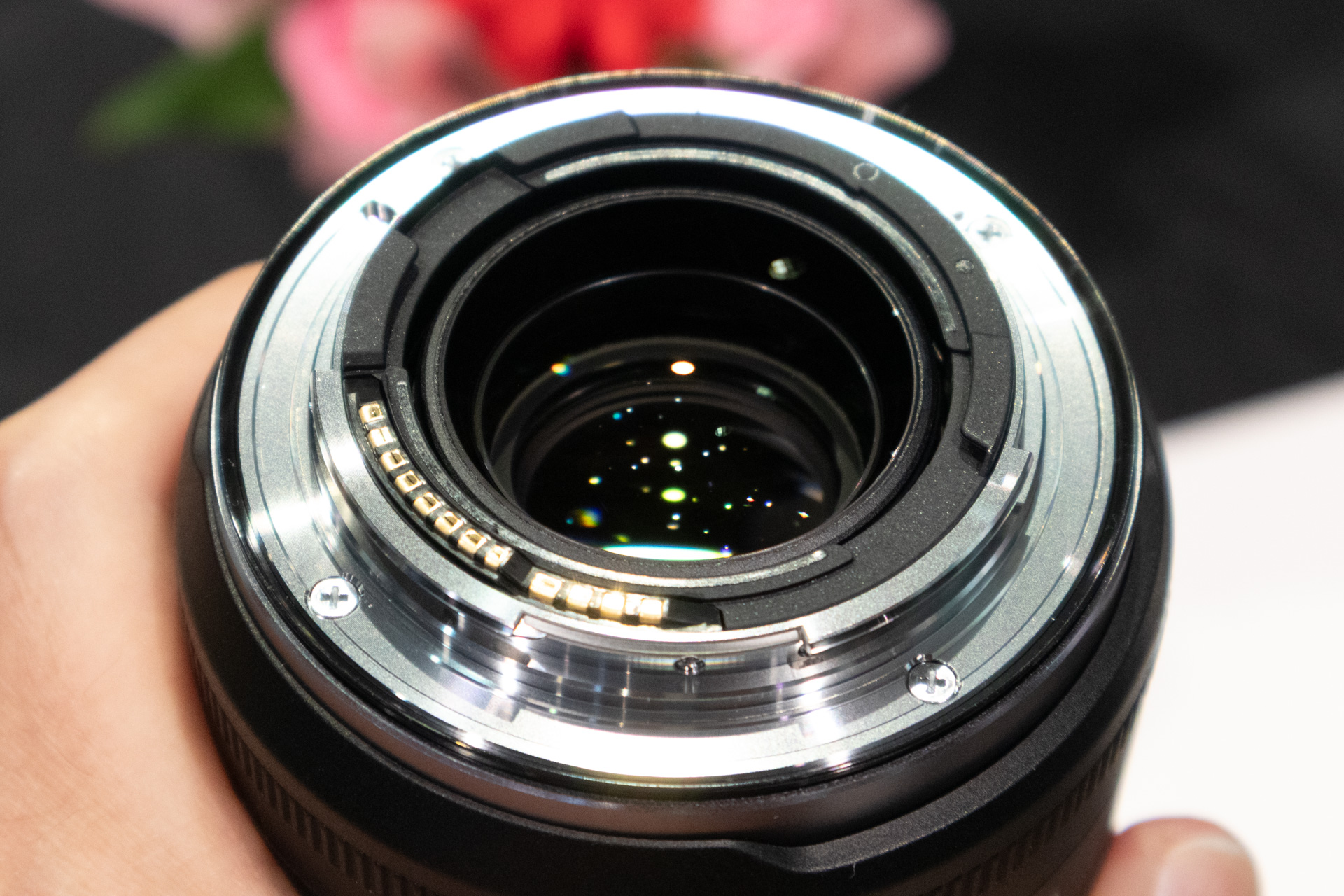 後部にフィルターホルダーを備える