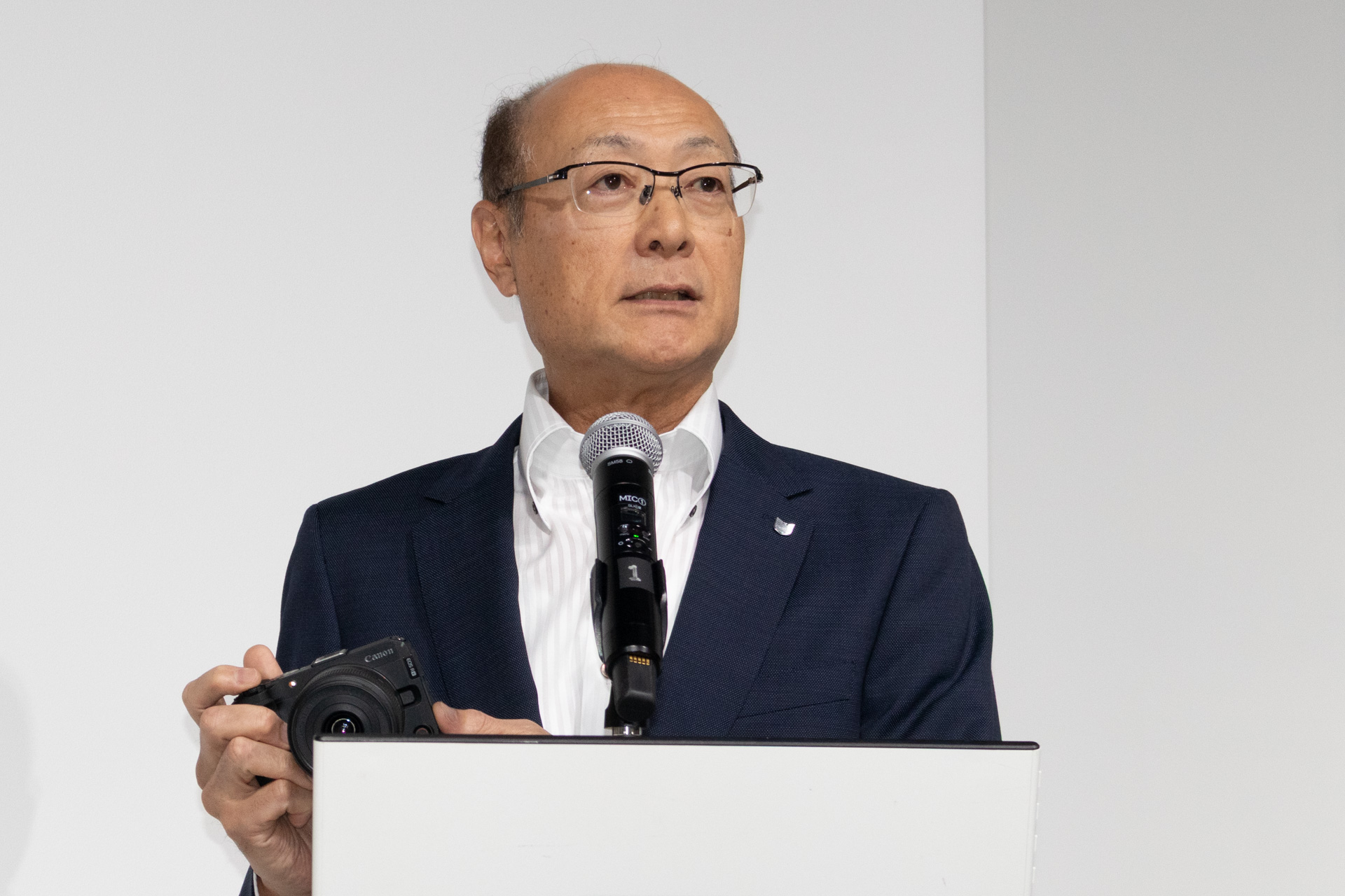 キヤノン副社長執行役員 イメージンググループ管掌の戸倉剛氏