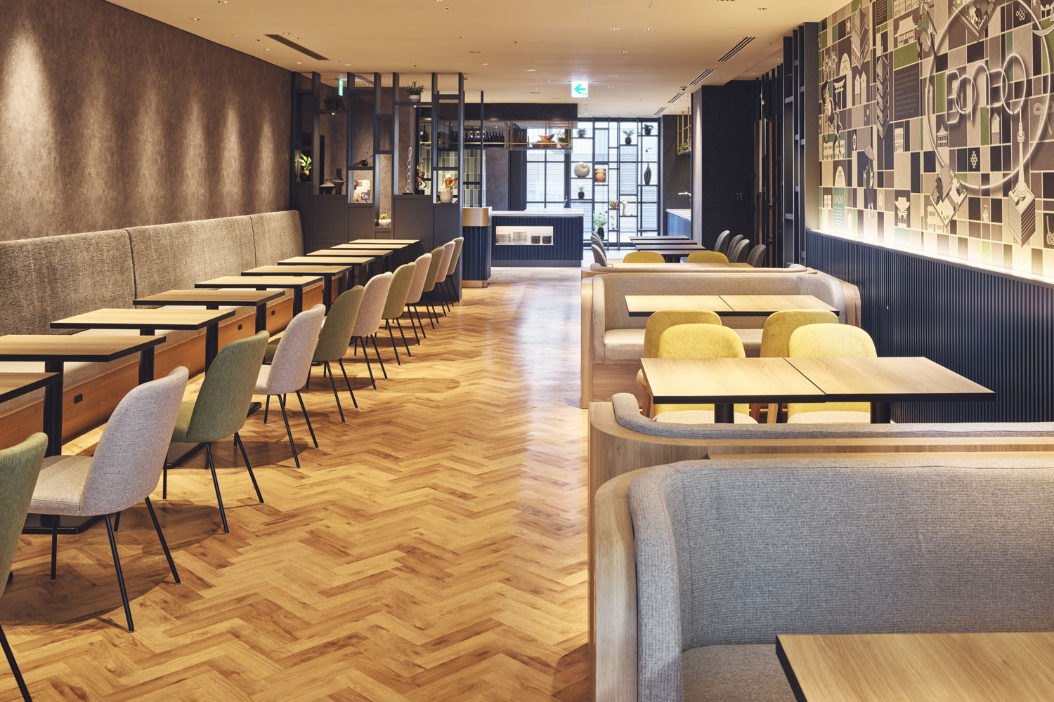 朝食ビュッフェを艇庫油しているレストラン「BONDO」