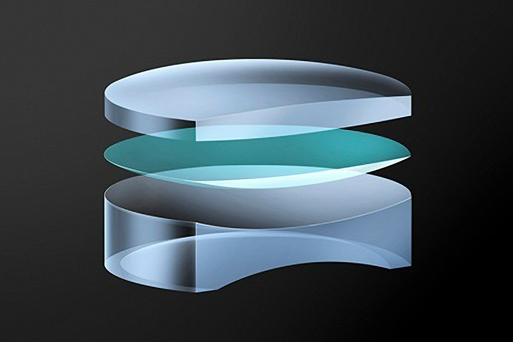 光学系の一部に開放F1.4の単焦点RFレンズシリーズでは初となるBR光学素子を採用。青色光を大きく屈折させられる特性を持ち、色収差を大幅に抑制できる。小型・軽量設計ながら高い描写力を有する