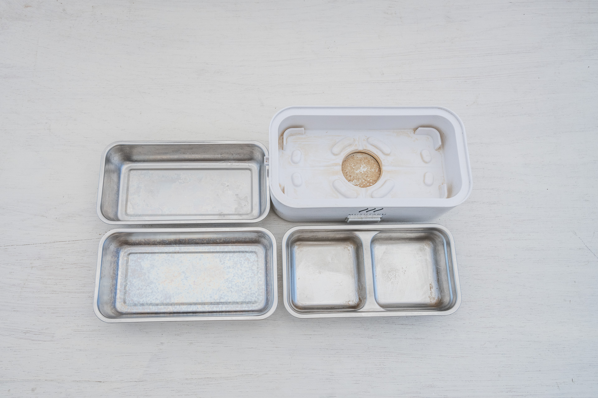 僕が買ったMUSUTAKUには、実は内釜が3個ついています。製品によって2個だったり3個だったりするみたいです