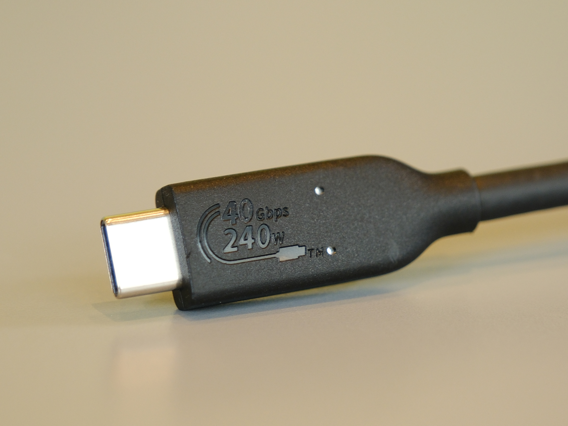 USB4の40Gbpsに対応している