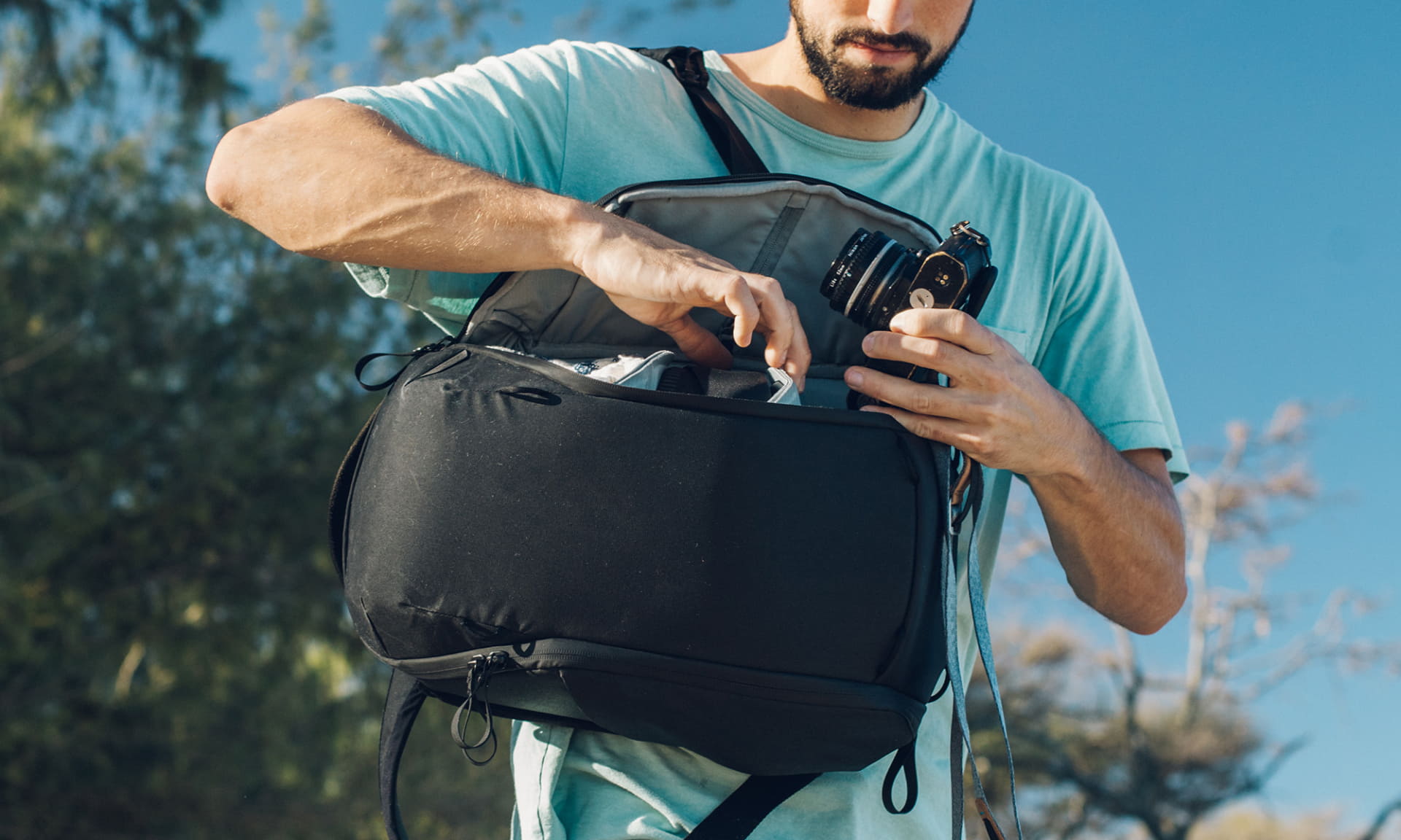 エブリデイ バックパック ジップ 20L（ブラック）