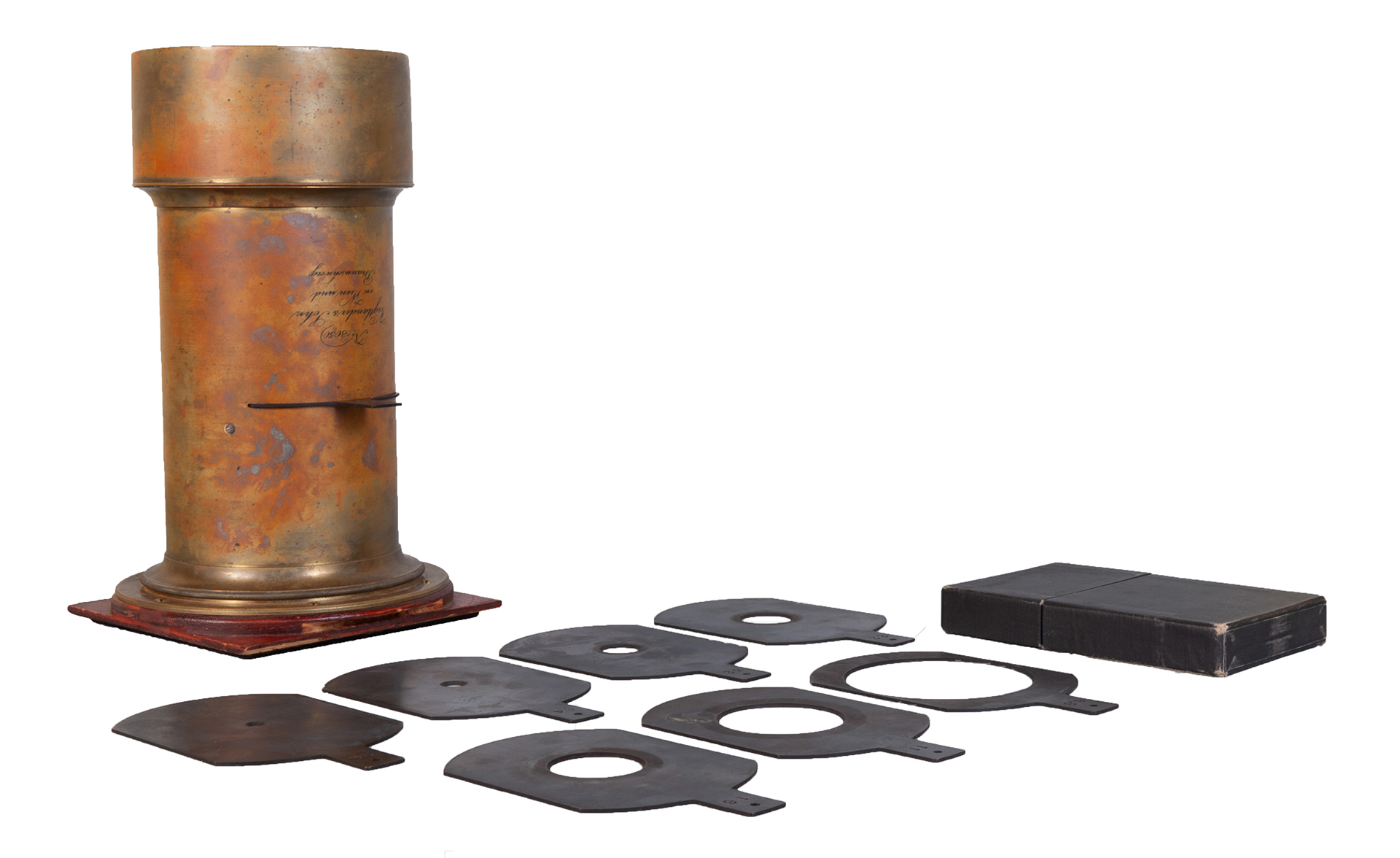 フォクトレンダー 36インチレンズ、差込み絞り（フォクトレンダー ＆ ゾーン・アーゲー、1868年）