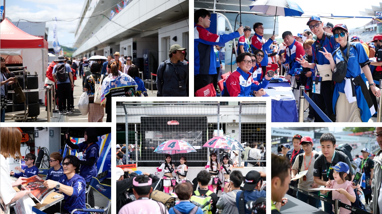 チーム拠点となるパドックエリアに入場できるパスも用意