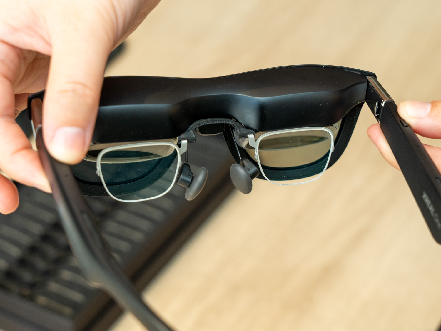 背面から見たところ