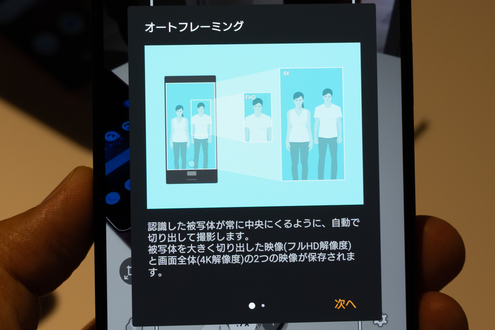 端末内の解説画面（1/2）