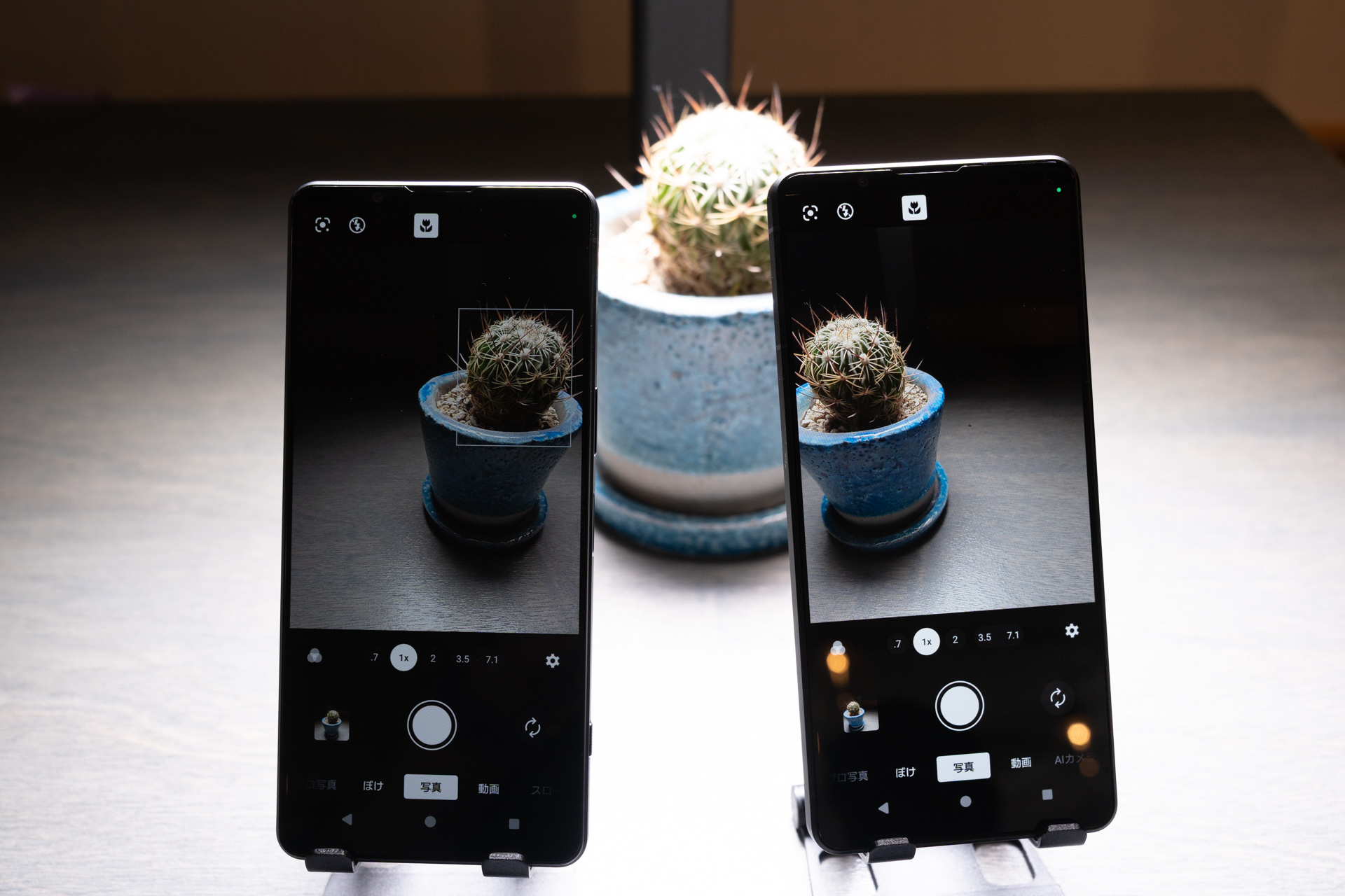 右がXperia 1 VII、左は前機種