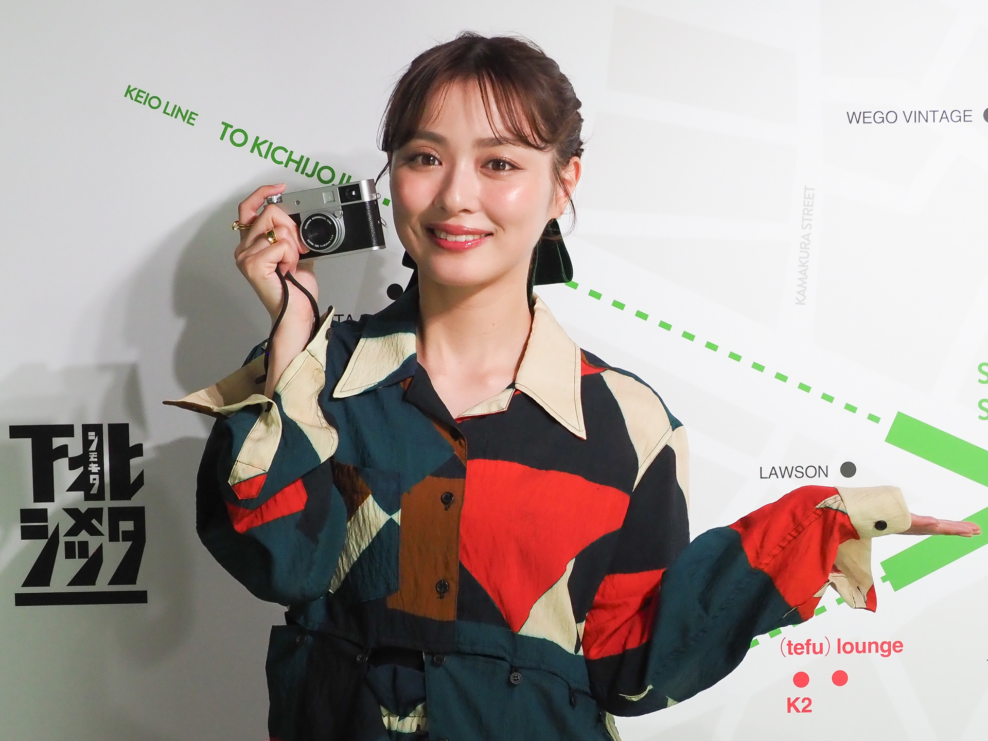 デジタルカメラ「Xシリーズ」新製品撮影体験会に参加した内田理央さん