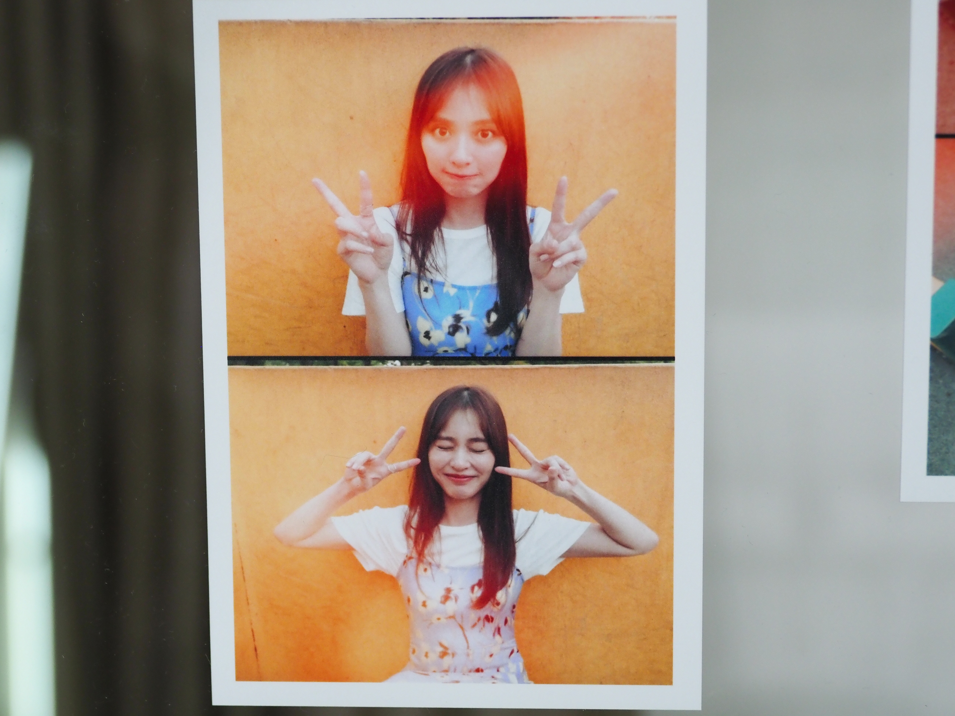 会場に展示されていた作品より。ライトリークのフィルターを使った写真