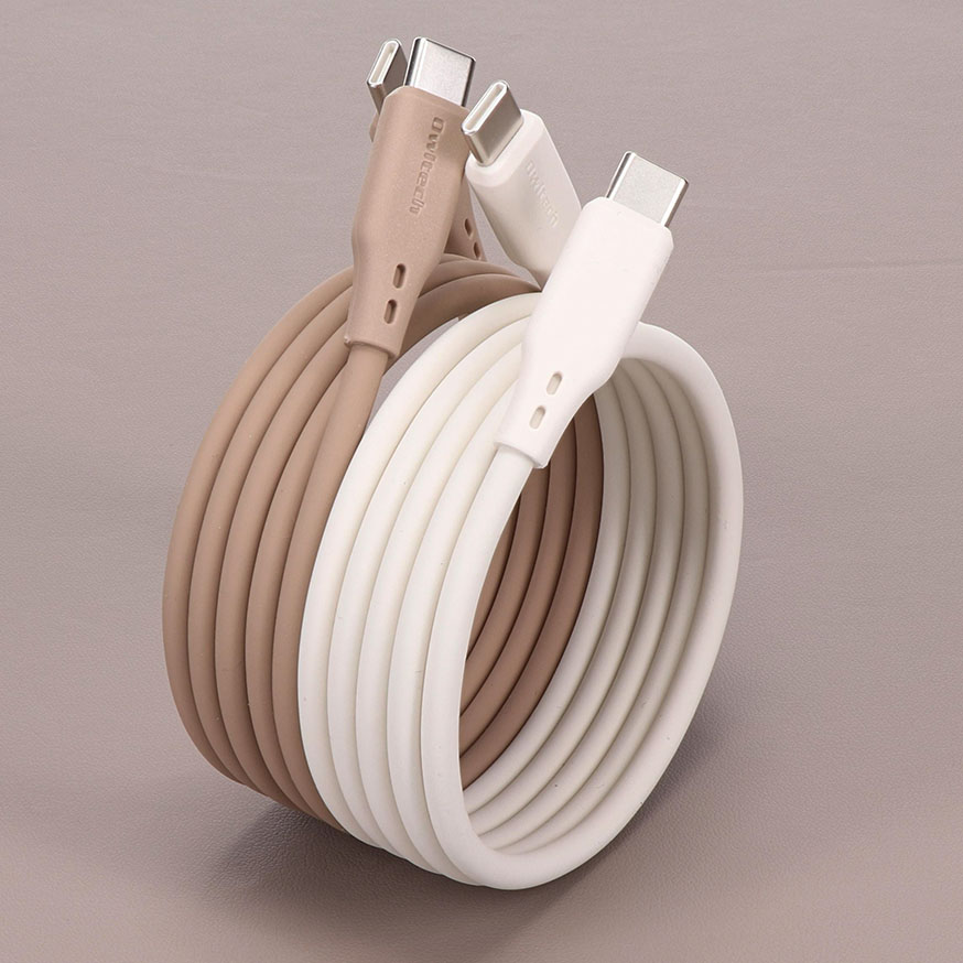 ケーブル同士をくっつけておくこともできる