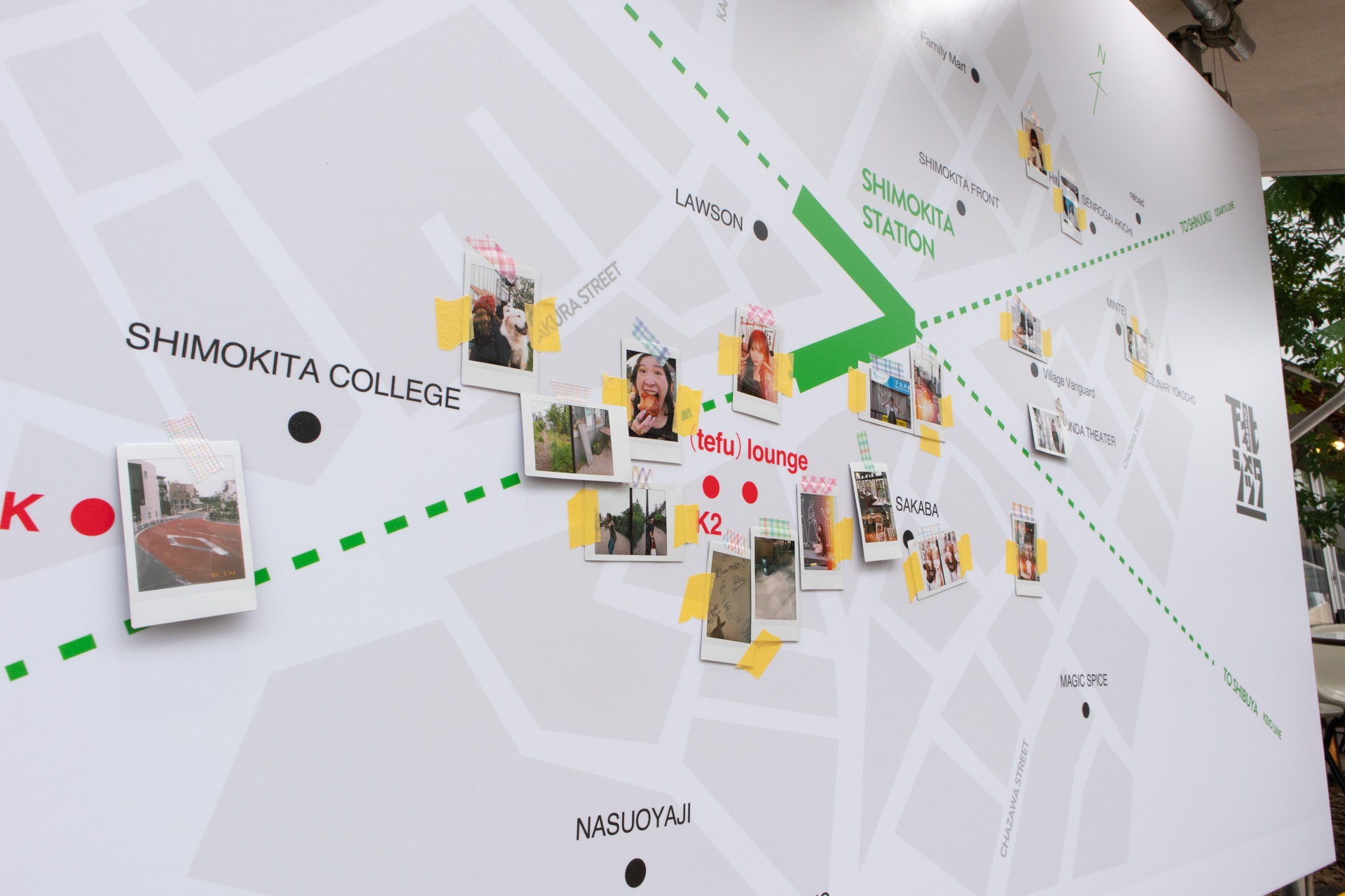 マップに貼り付けたプリント