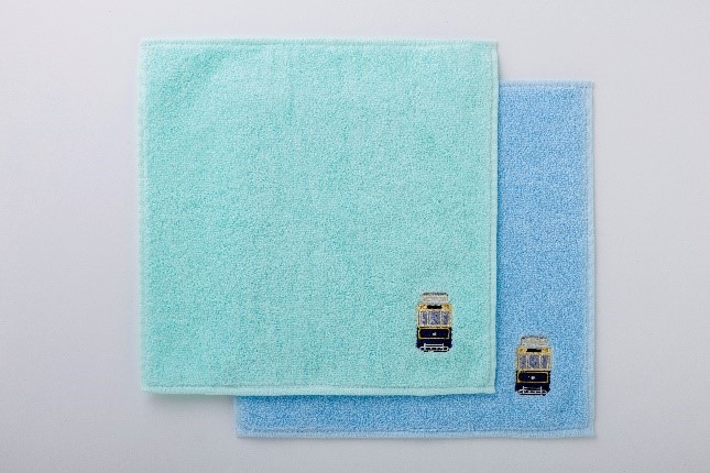 都電9000形の今治ハンドタオル