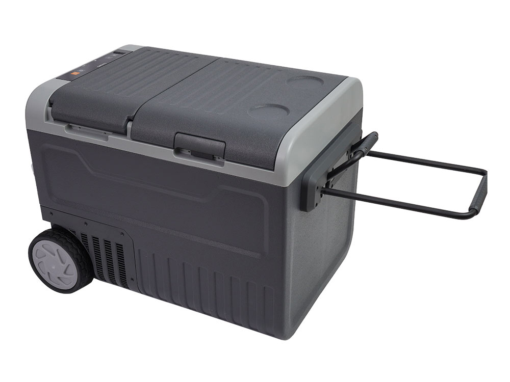 キャスター付き車載用2ドア冷凍冷蔵庫45L