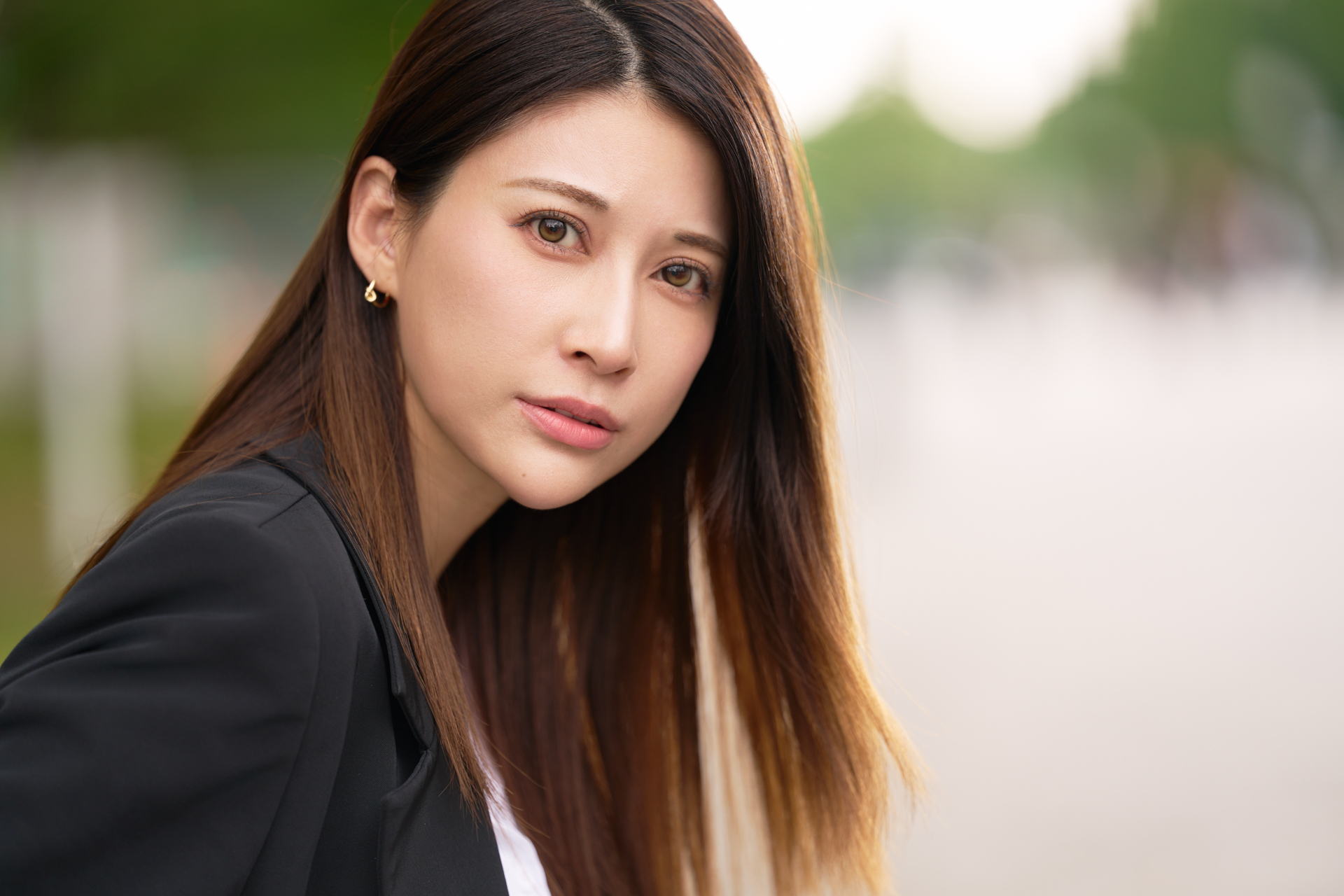 撮影：川辺優紀子／モデル：あゆか<br><span class="fnt-85">ソニー α7R V／FE 50-150mm F2 GM／150mm／マニュアル露出（1/200秒、F2.0）／ISO 100</span>