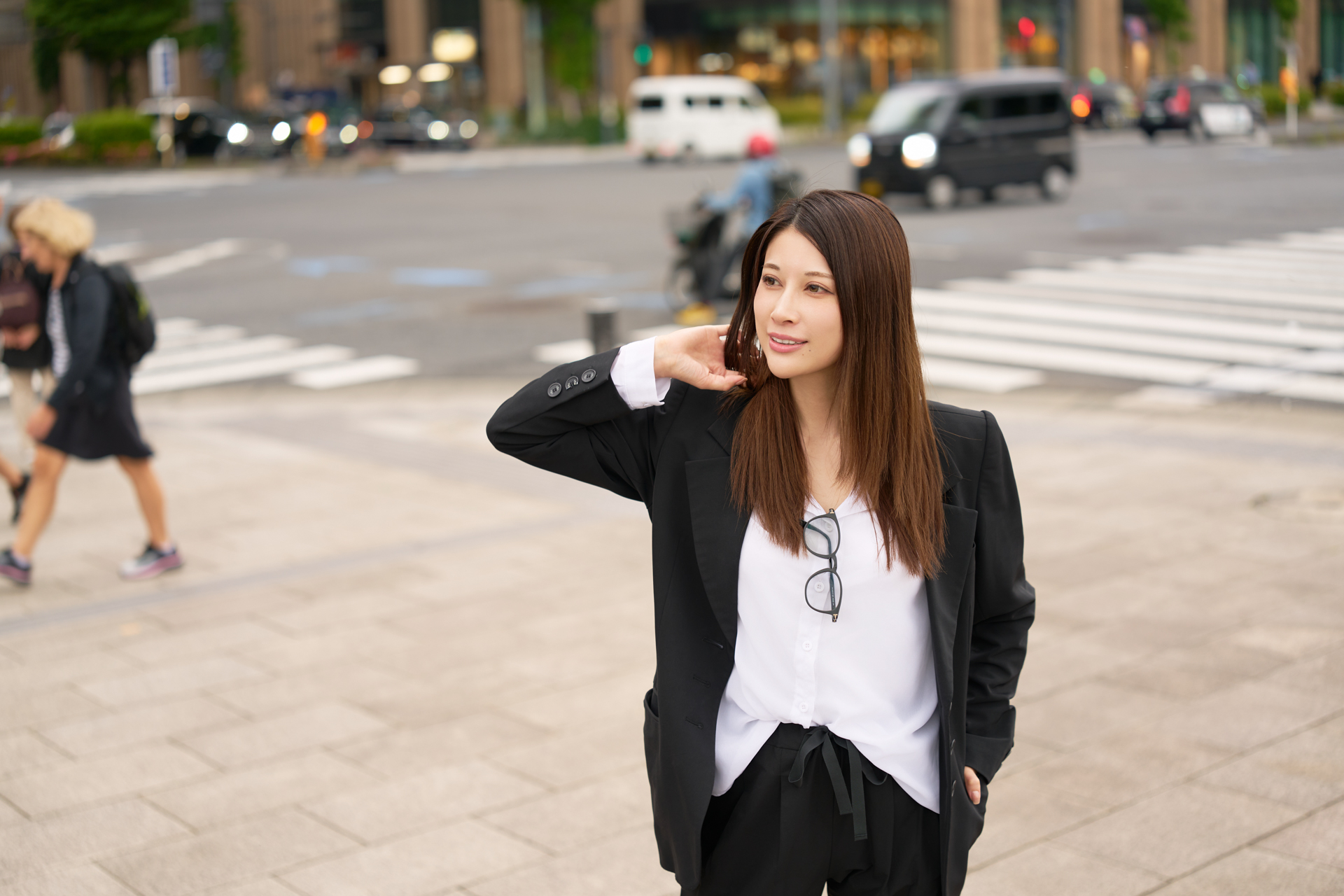 撮影：川辺優紀子／モデル：あゆか<br><span class="fnt-85">ソニー α7R V／FE 50-150mm F2 GM／50mm／マニュアル露出（1/125秒、F2.0）／ISO 100</span>