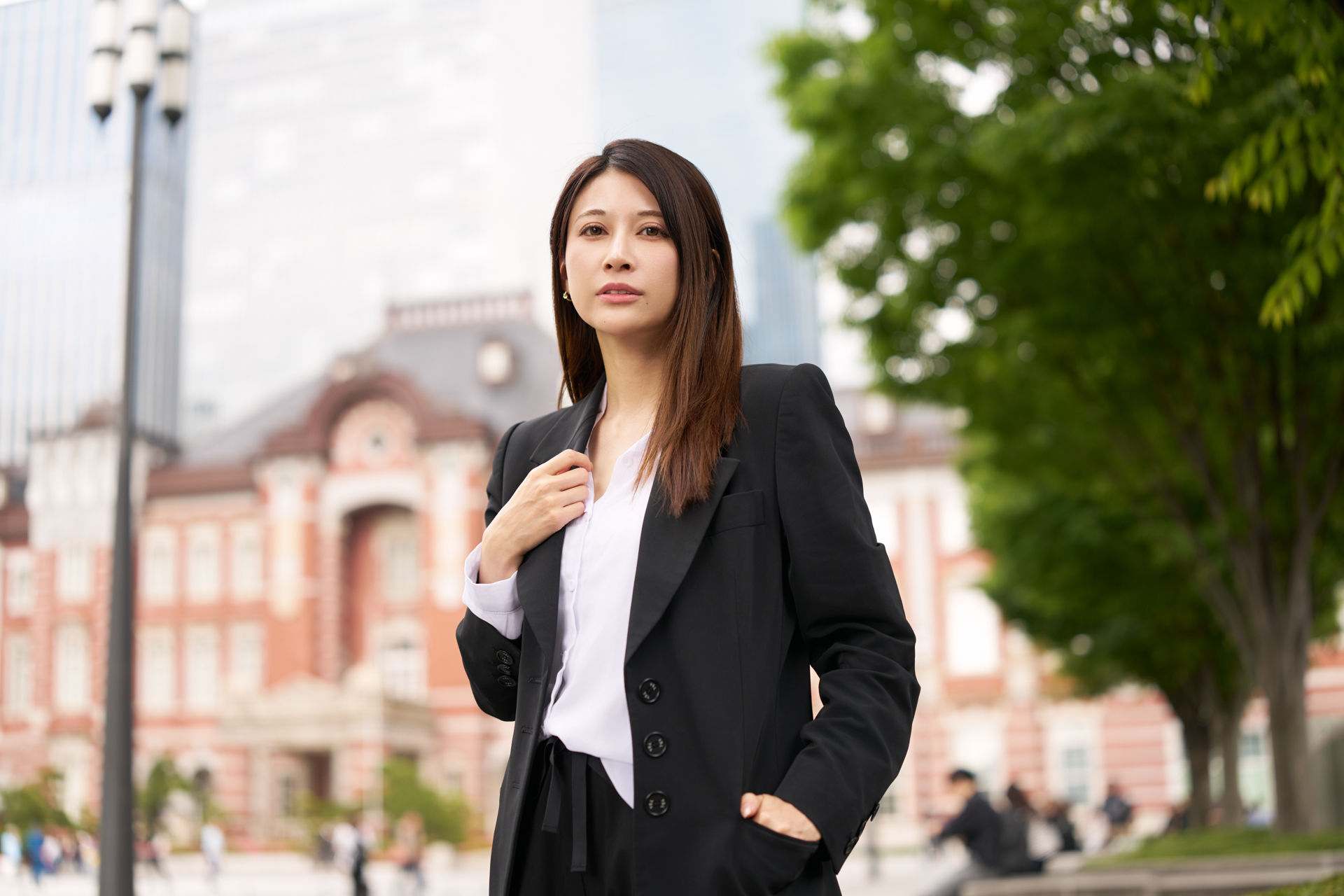 撮影：川辺優紀子／モデル：あゆか<br><span class="fnt-85">ソニー α7R V／FE 50-150mm F2 GM／50mm／マニュアル露出（1/200秒、F2.0）／ISO 100</span>