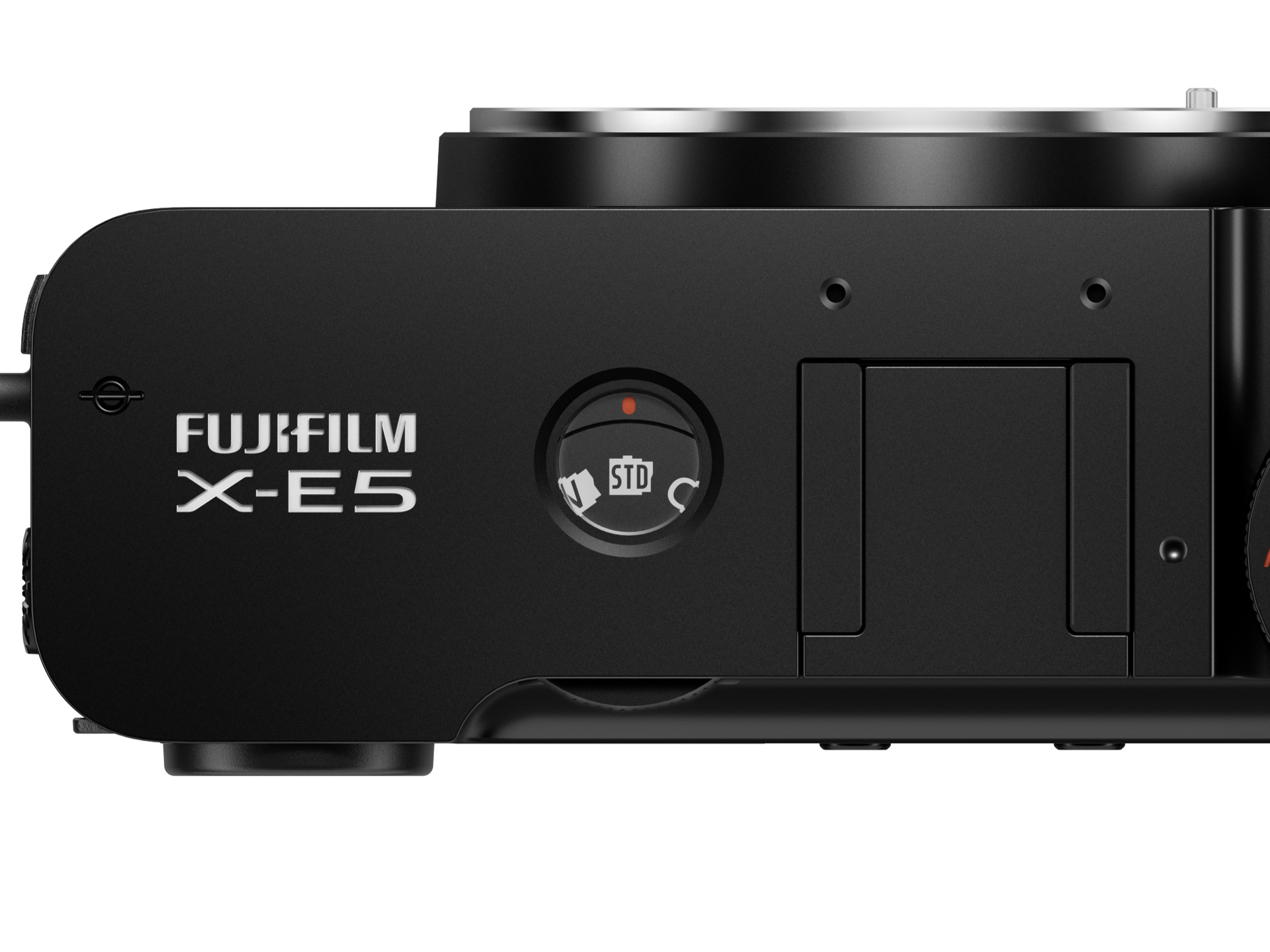 新設計の窓付きフィルムシミュレーションダイヤル