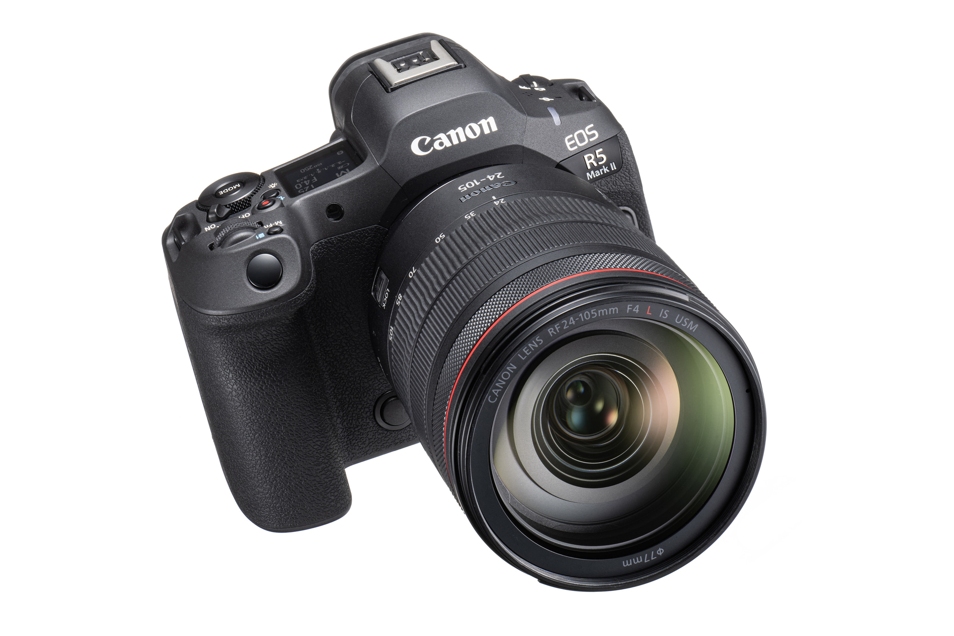 発売日:2024年8月30日<br>キヤノンオンラインショップ参考価格(税込):65万4,500円(ボディ)、80万8,500円(RF24-105L IS USM レンズキット)<br> <br><b>●SPECIFICATION</b><br>映像エンジン:DIGIC X & DIGIC Accelerator<br>有効画素数:約4,500万画素<br>常用感度:ISO 100~51200<br>最高連写速度:約30コマ/秒(電子)、約12コマ/秒(メカ)<br>最高シャッター速度:1/32,000秒(電子)、1/8,000秒(メカ)<br>手ブレ補正:周辺協調制御&5軸対応、中央8.5段、周辺7.5段<br>動画記録:8K/60p ほか<br>ファインダー:0.5型約576万ドット約0.76倍<br>外形寸法(W×H×D):約138.5×101.2×93.5mm<br>質量(バッテリー・カード含む):約746g