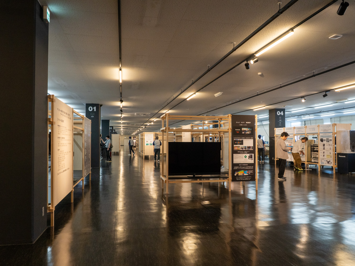 工場内のリファービッシュ工程はパナソニックが取り組むサーキュラーエコノミー施策のショールームとして整備された