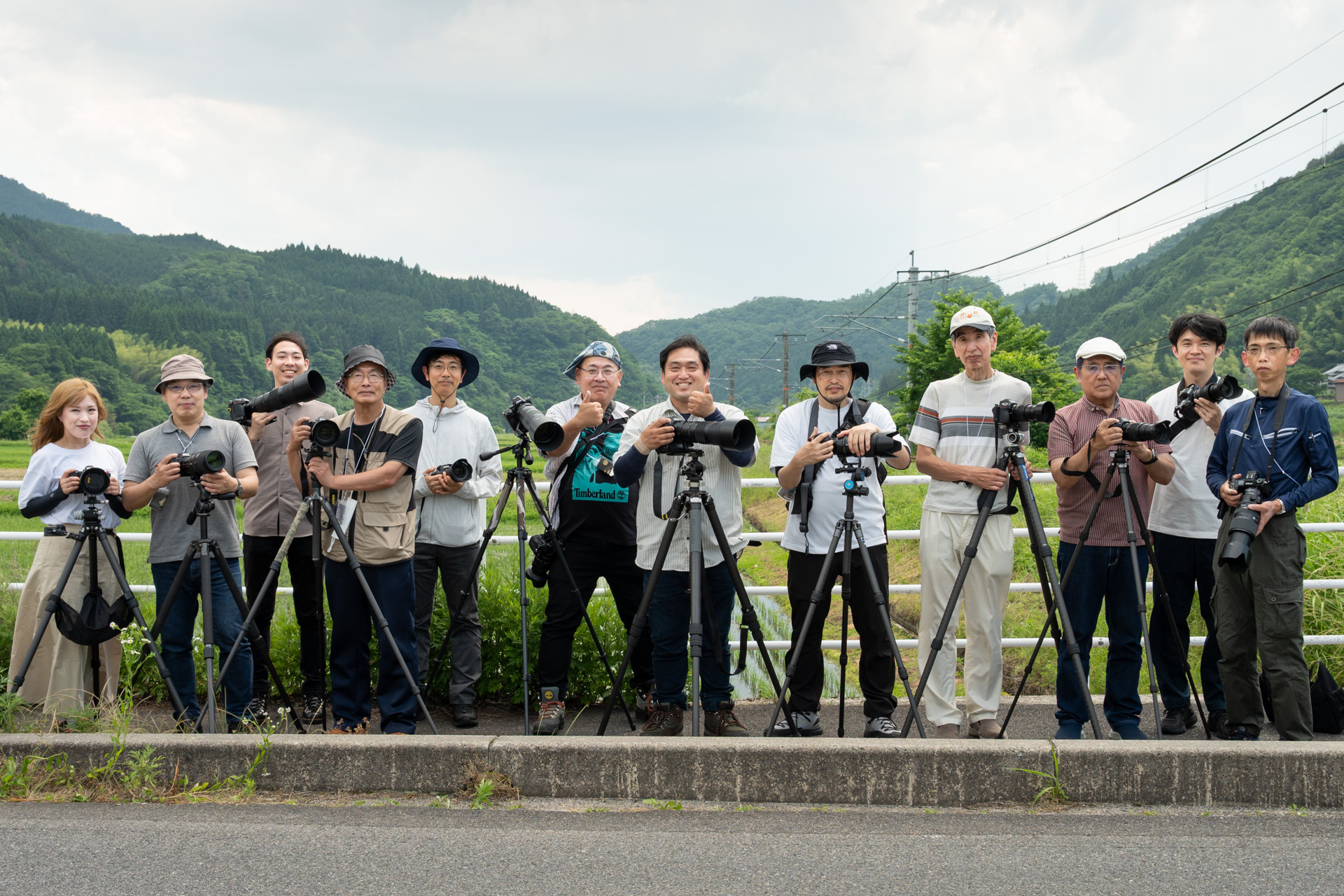 参加したレビュワー、助川康史さん、ニコンイメージングジャパンの関係者
