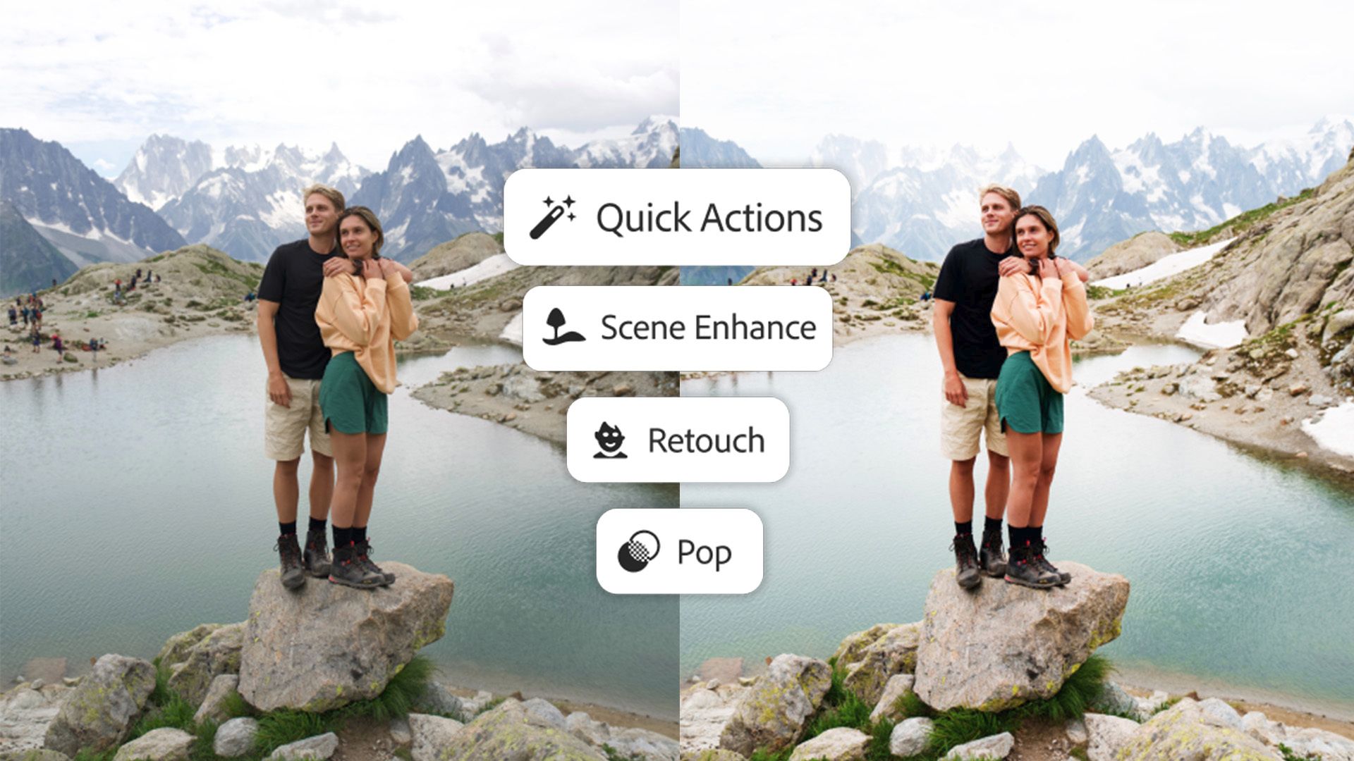 画像に対して1クリックで様々な修正を適用するクイックアクションがアップデート