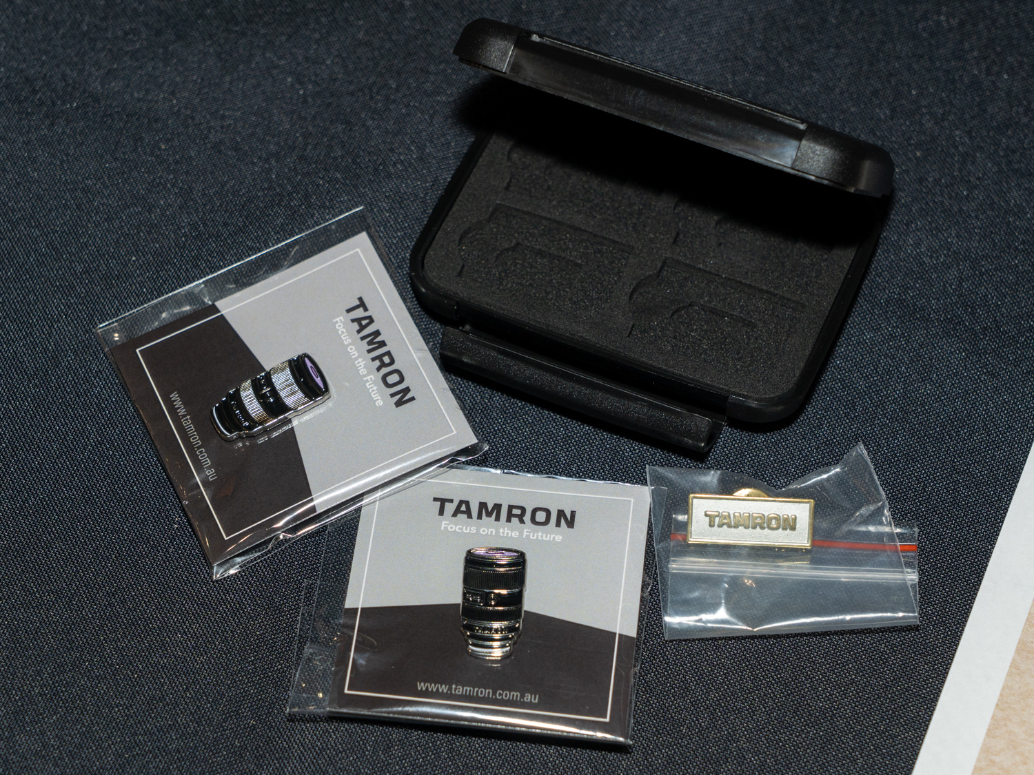 アンケートに回答するとノベルティがもらえた