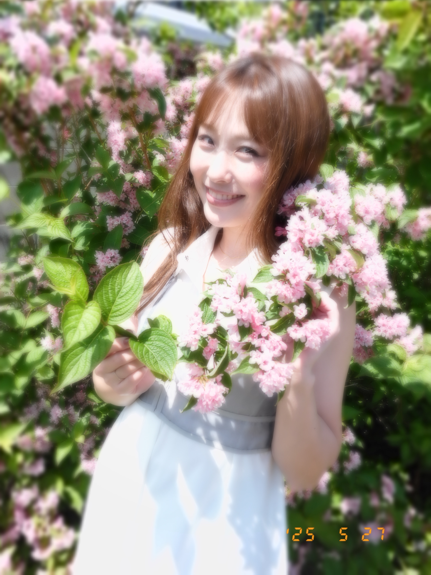 富士フイルム X half（X-HF1）／絞り優先AE（1/450秒、F5.0、＋1.0EV）／ISO 200／アドバンストフィルター: ソフトフォーカス／モデル: ARISA（ジーパーズ）