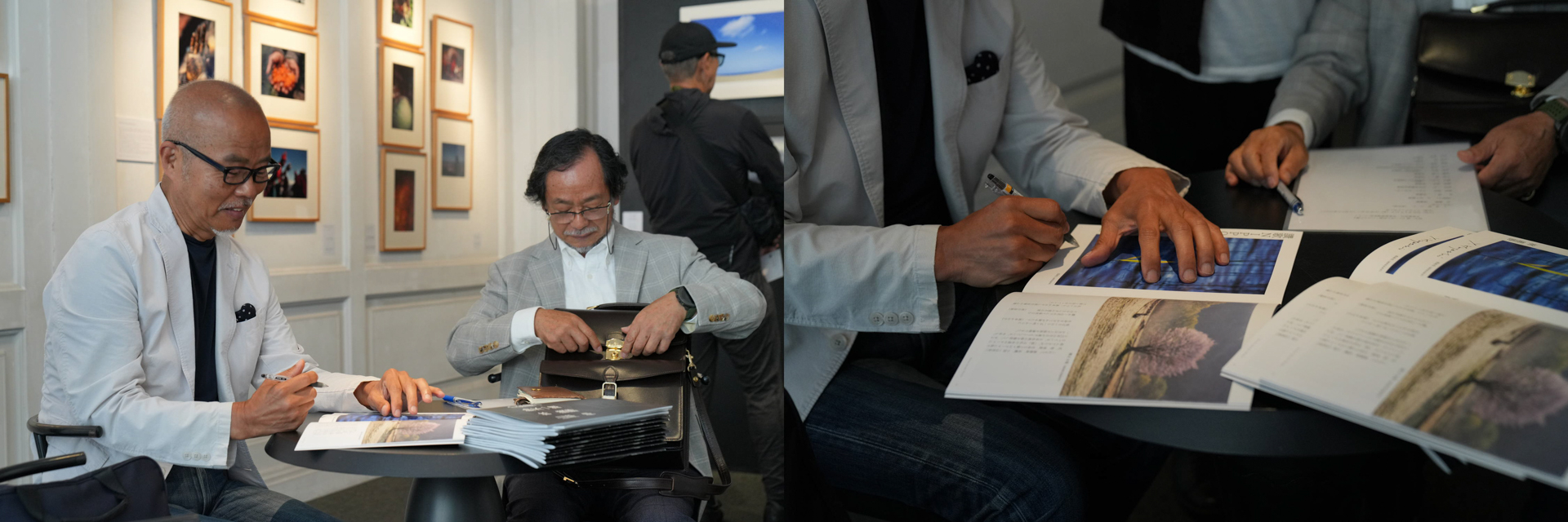 会期中に会場で販売する分は全員のサイン入り