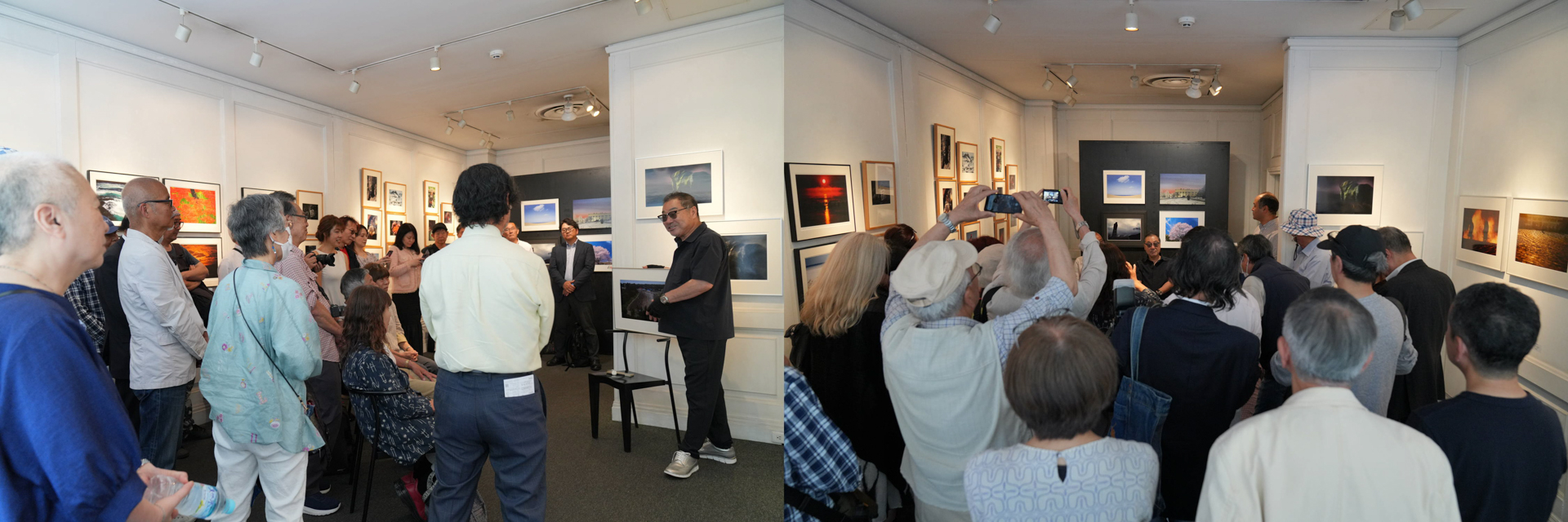 1人30分ずつトークショーをした後、4人で1時間のトークショー