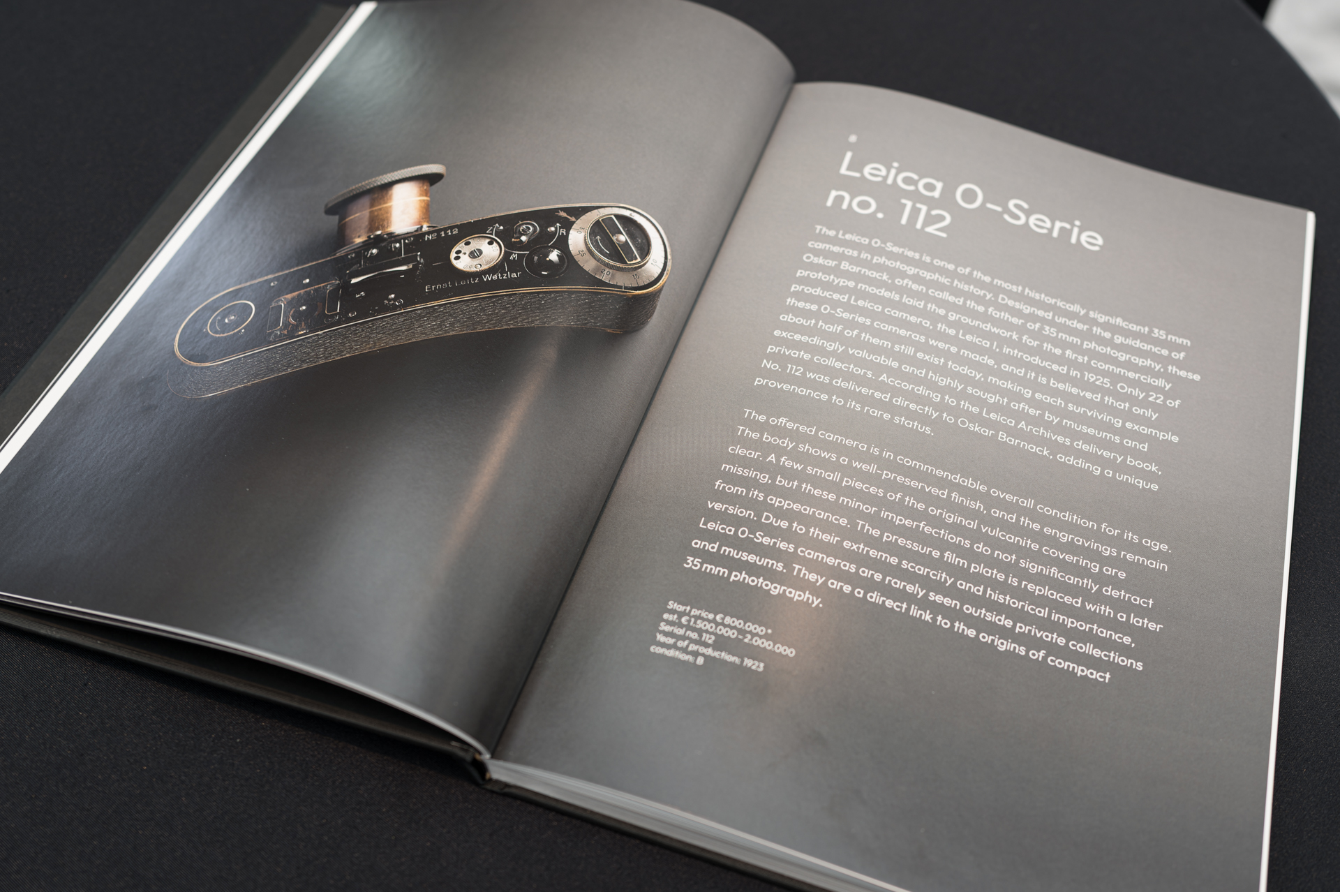 カタログでも大フィーチャーの「No.112」