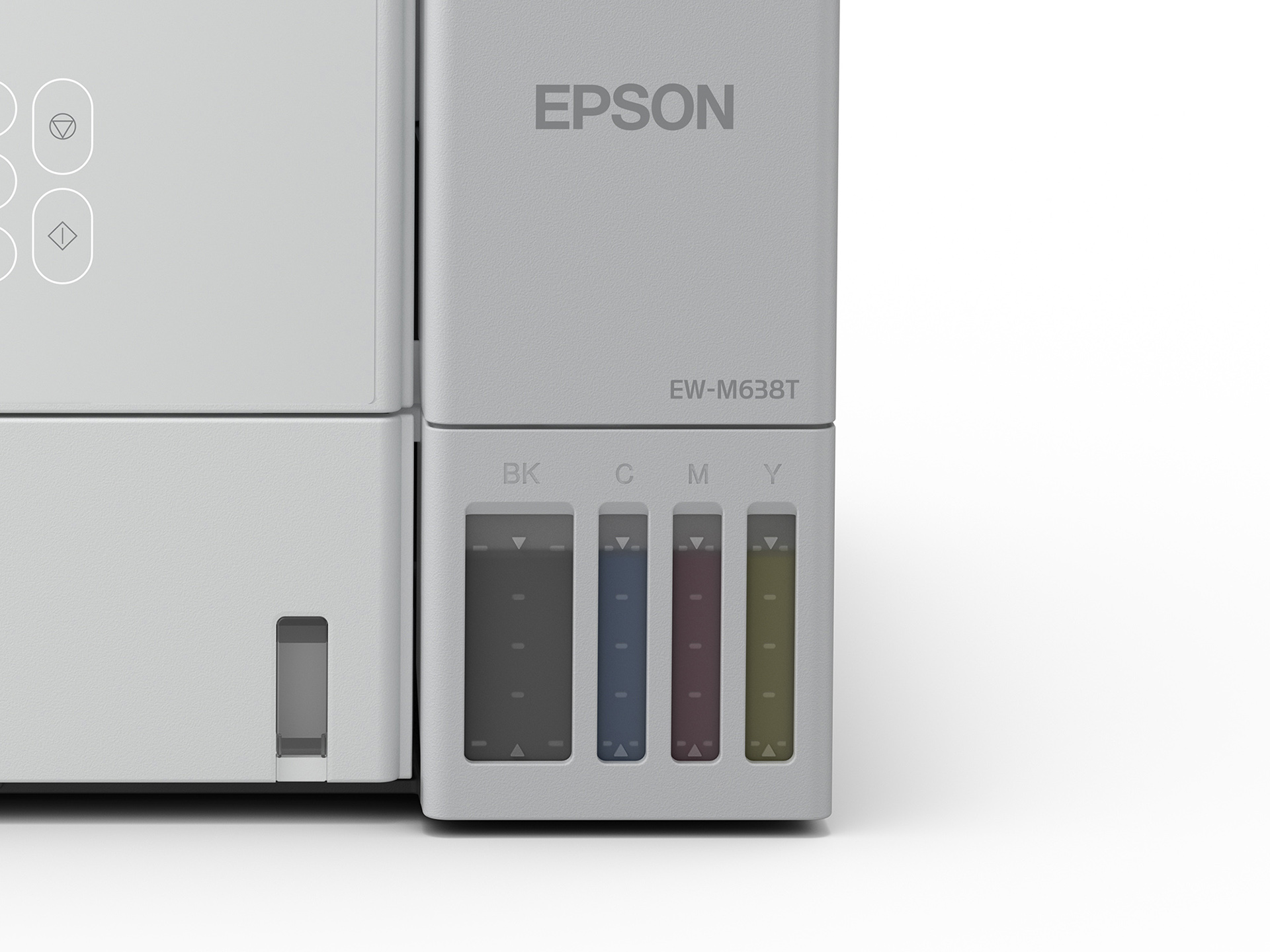 カセットの用紙残量を目視で確認できる用紙確認窓を採用