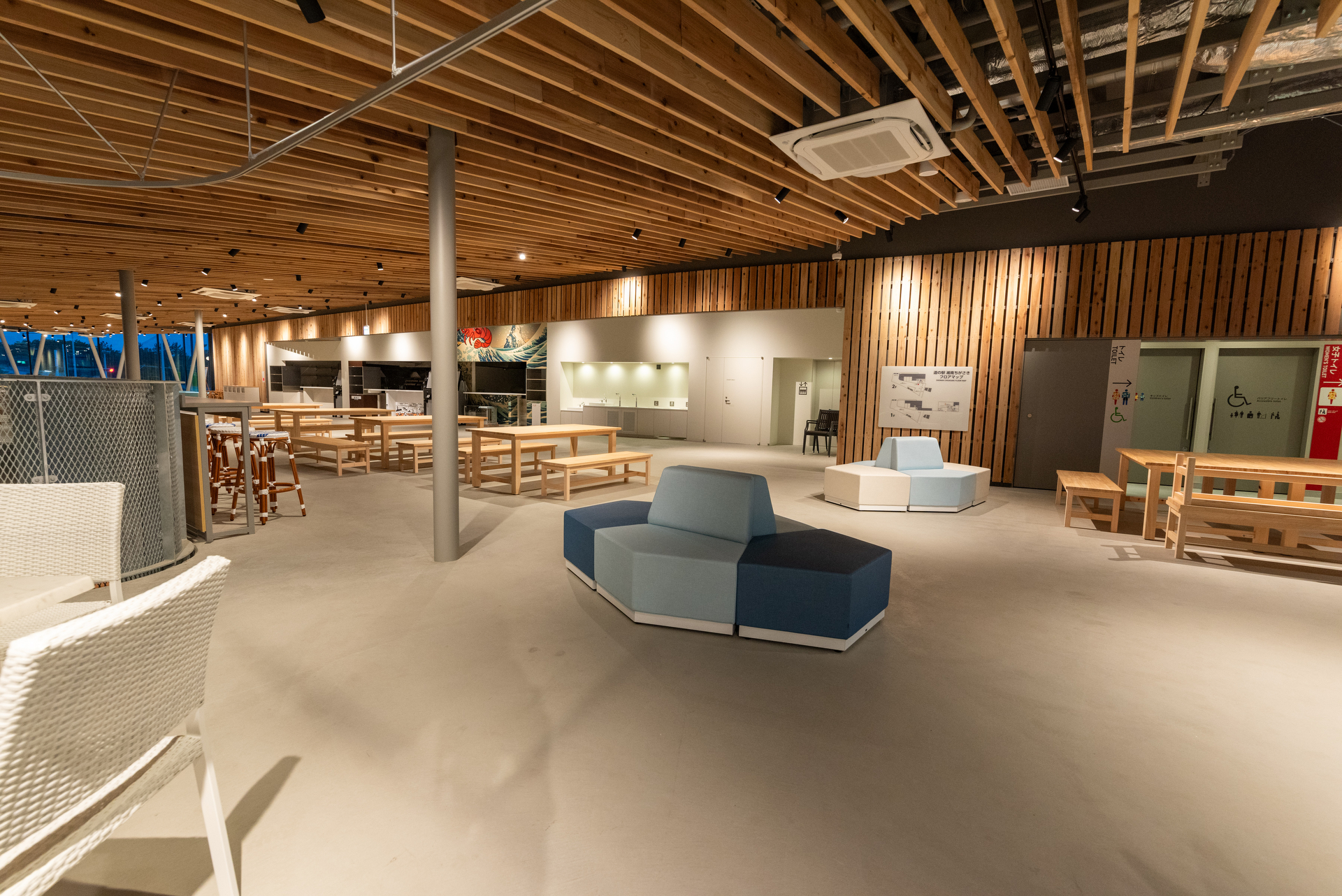 道の駅内部の様子