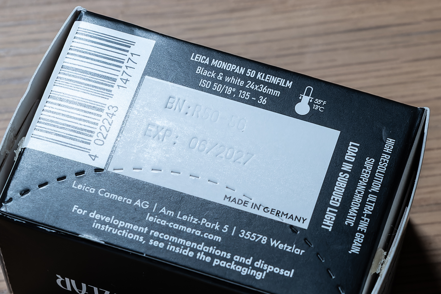 使用期限は2027年6月となっていた