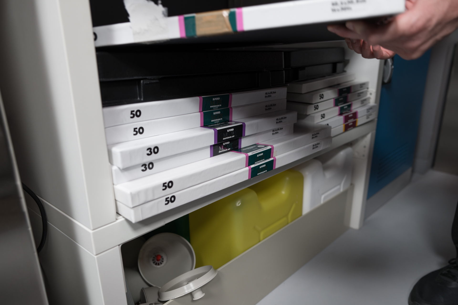 印画紙のストック