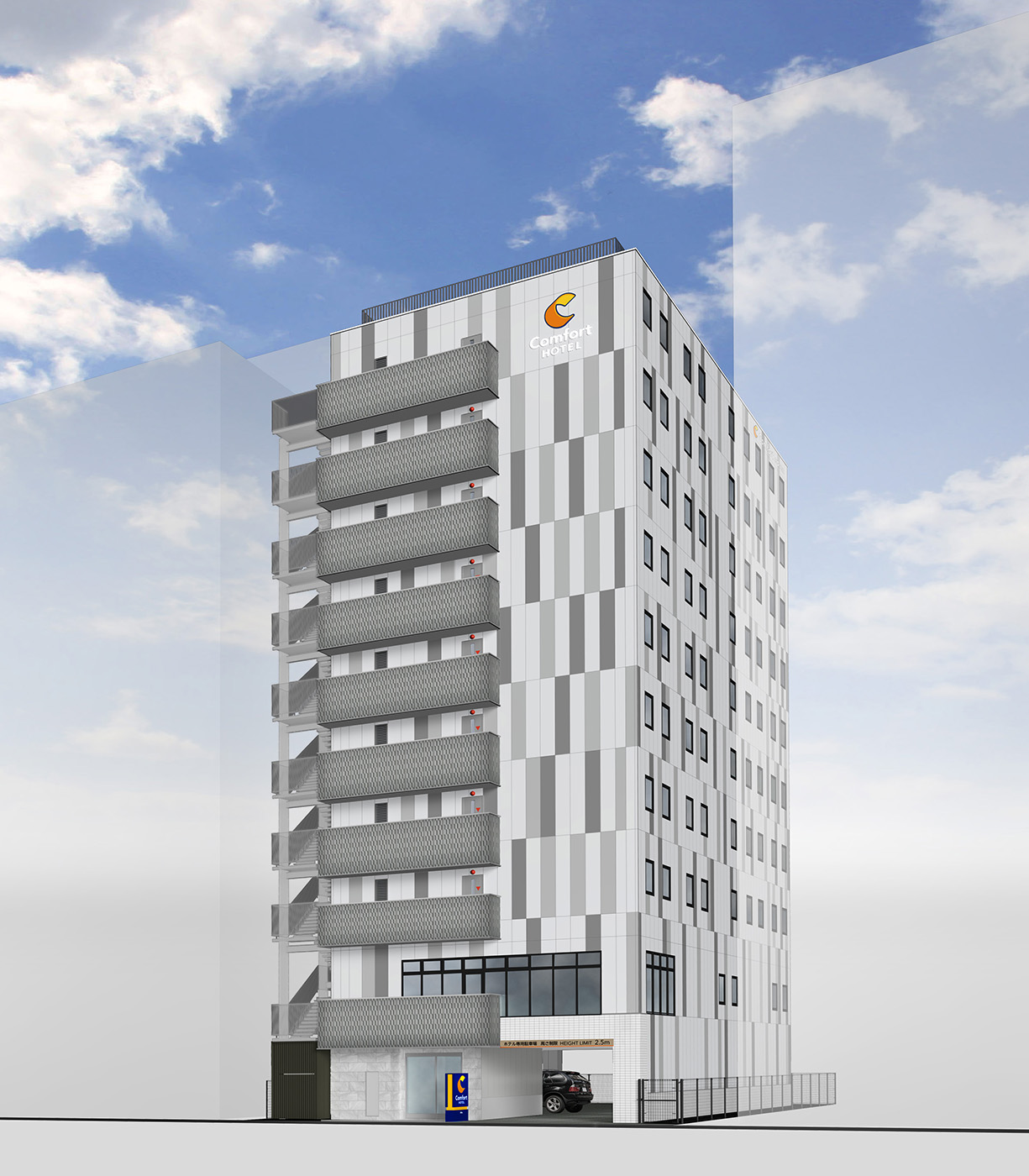 コンフォートホテル水戸 外観 ※イメージ