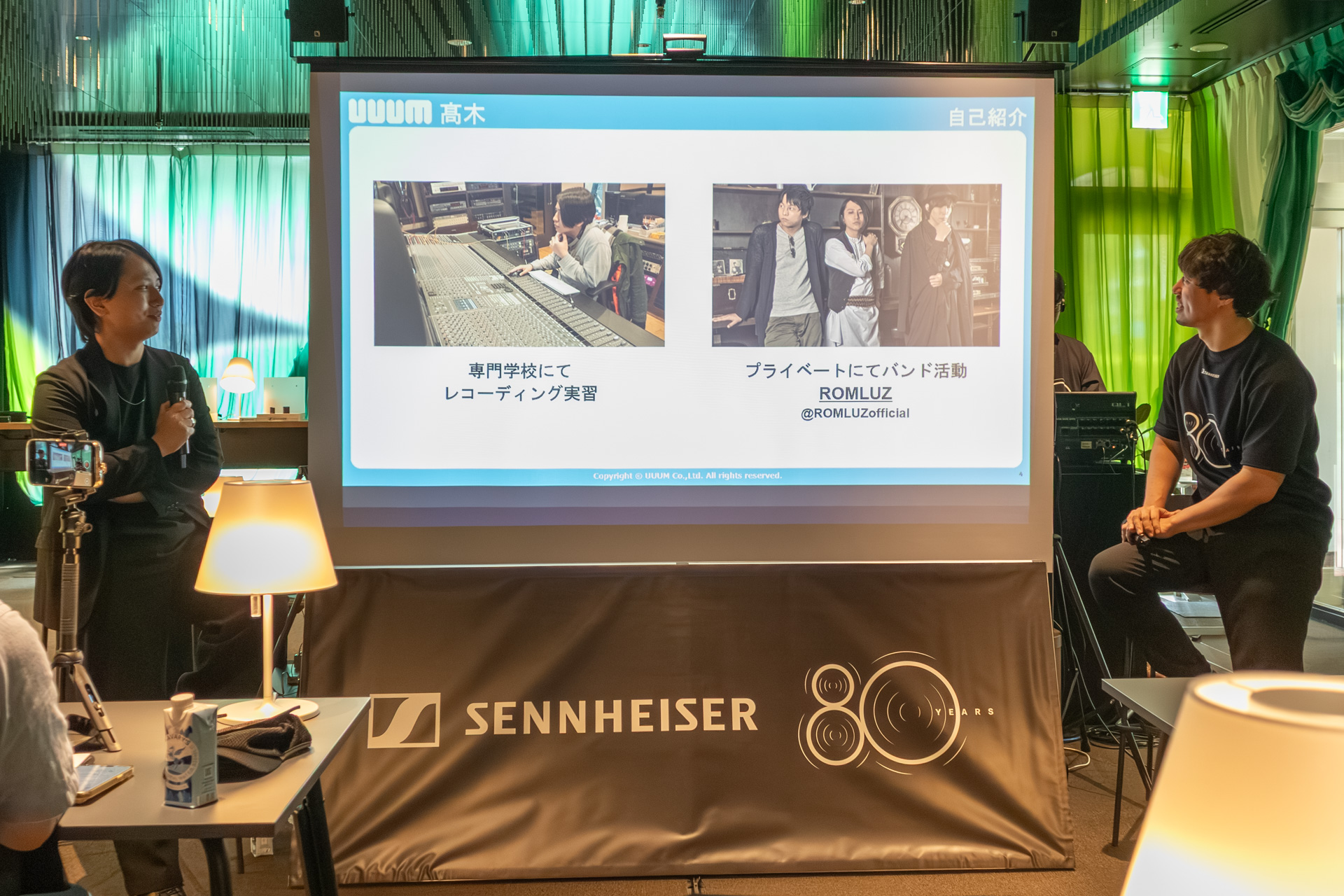 髙木涼平氏（左）