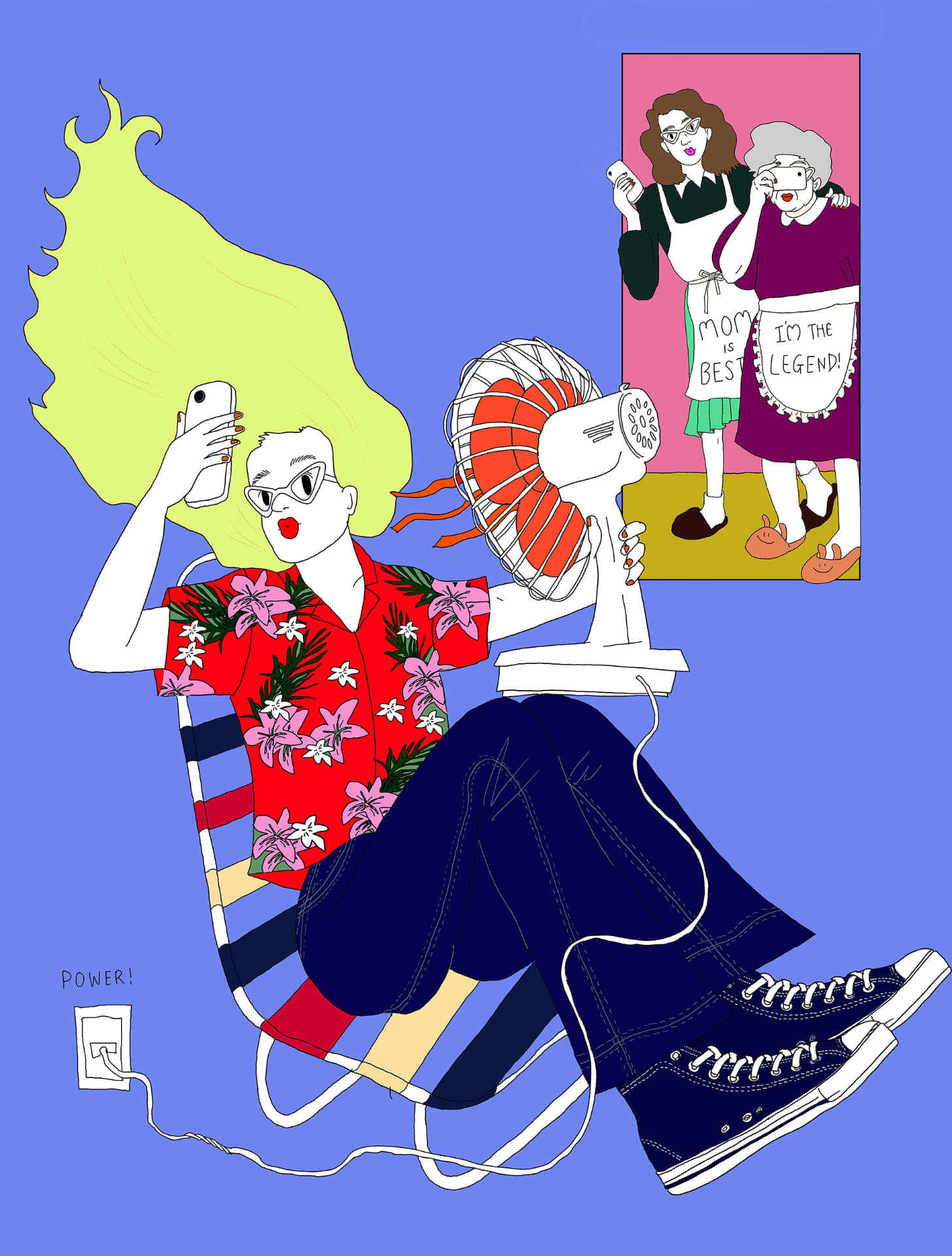 田中シェン氏によるキャンペーン用キービジュアルのイラスト