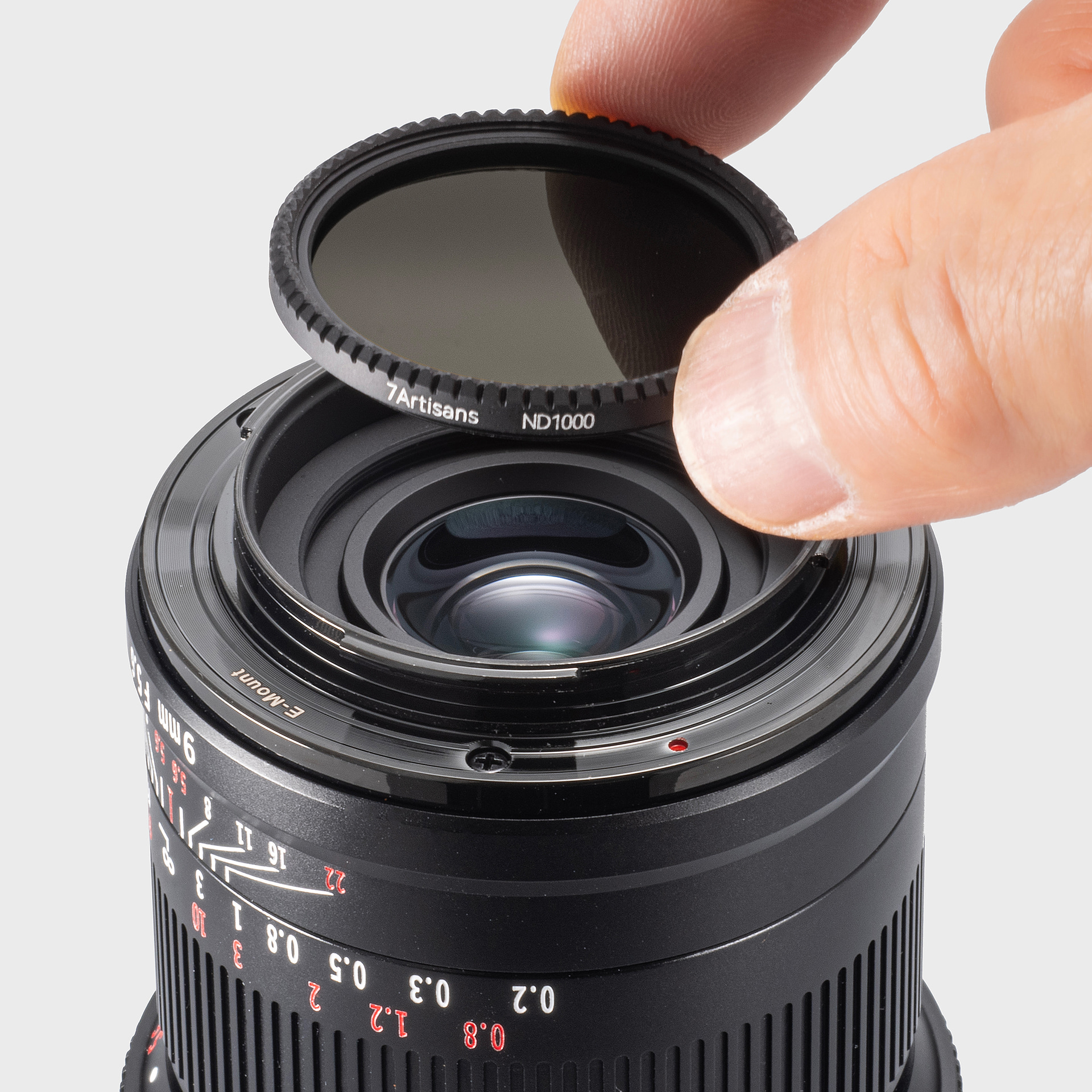 NDフィルターがリアに装着可能