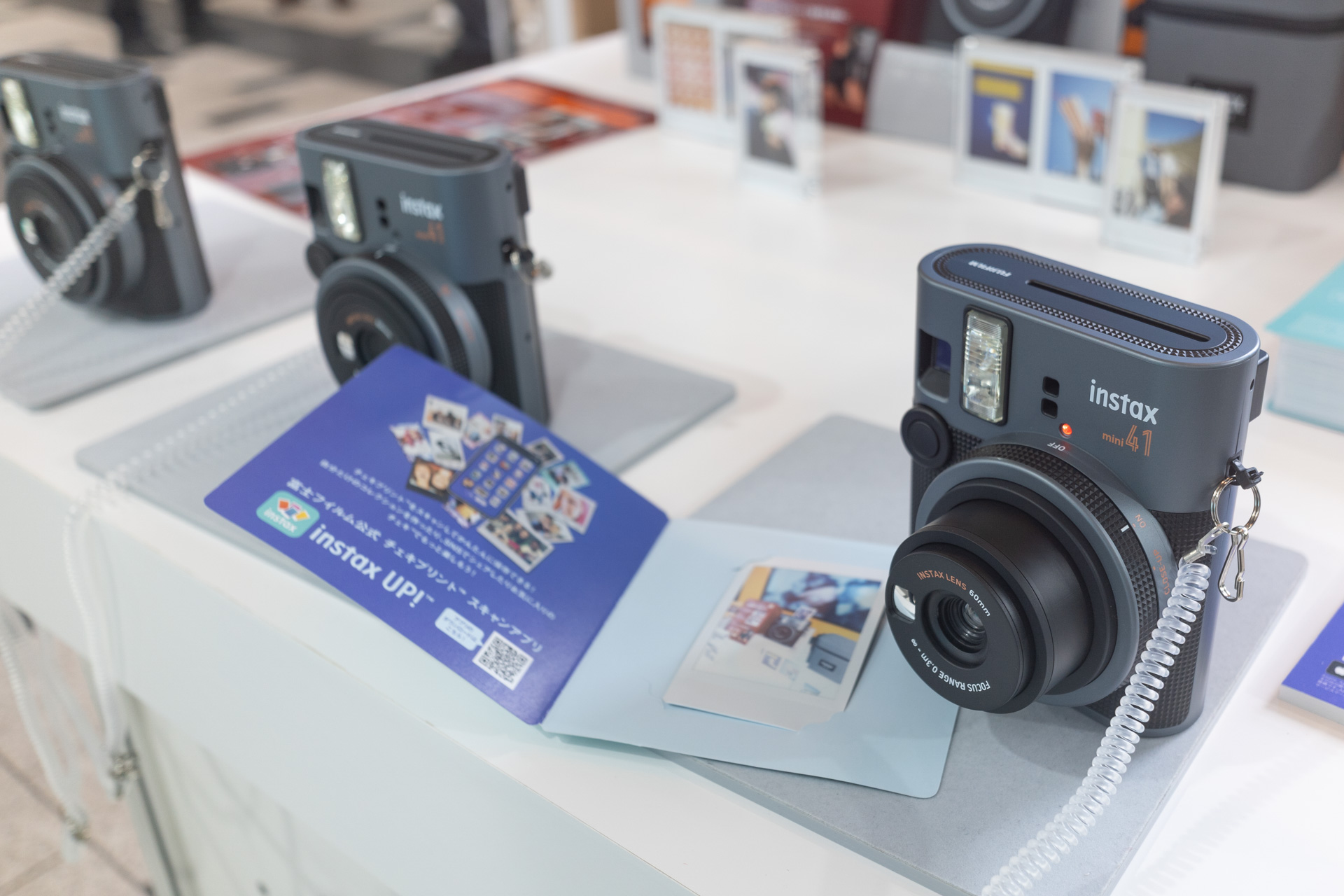 チェキの新機種「instax mini 41」も体験できる